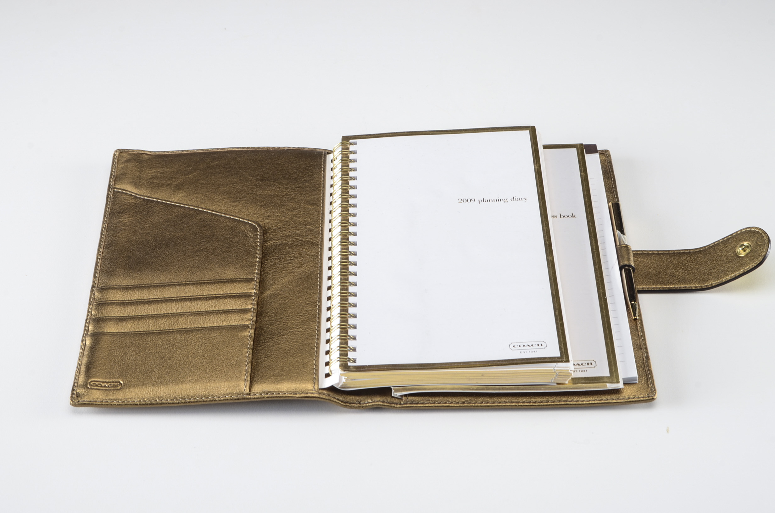 Coach Legacy Striped Agenda