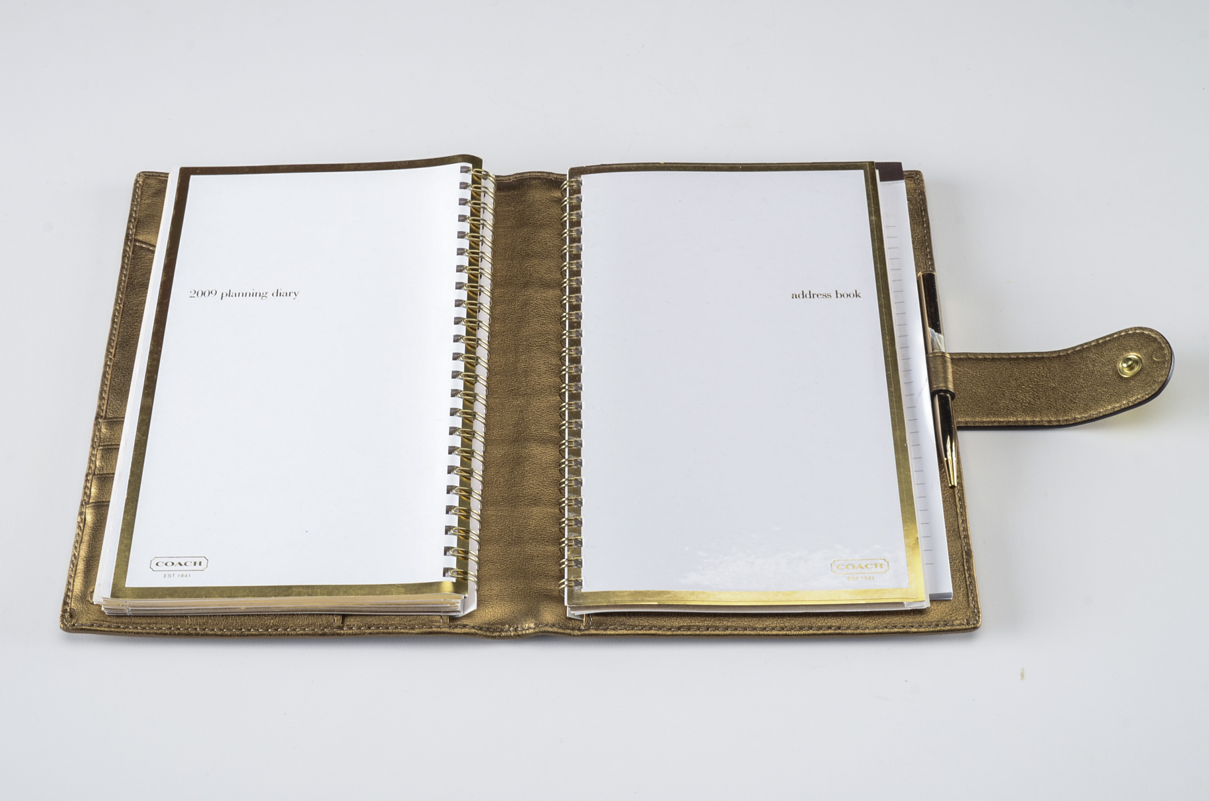 Coach Legacy Striped Agenda