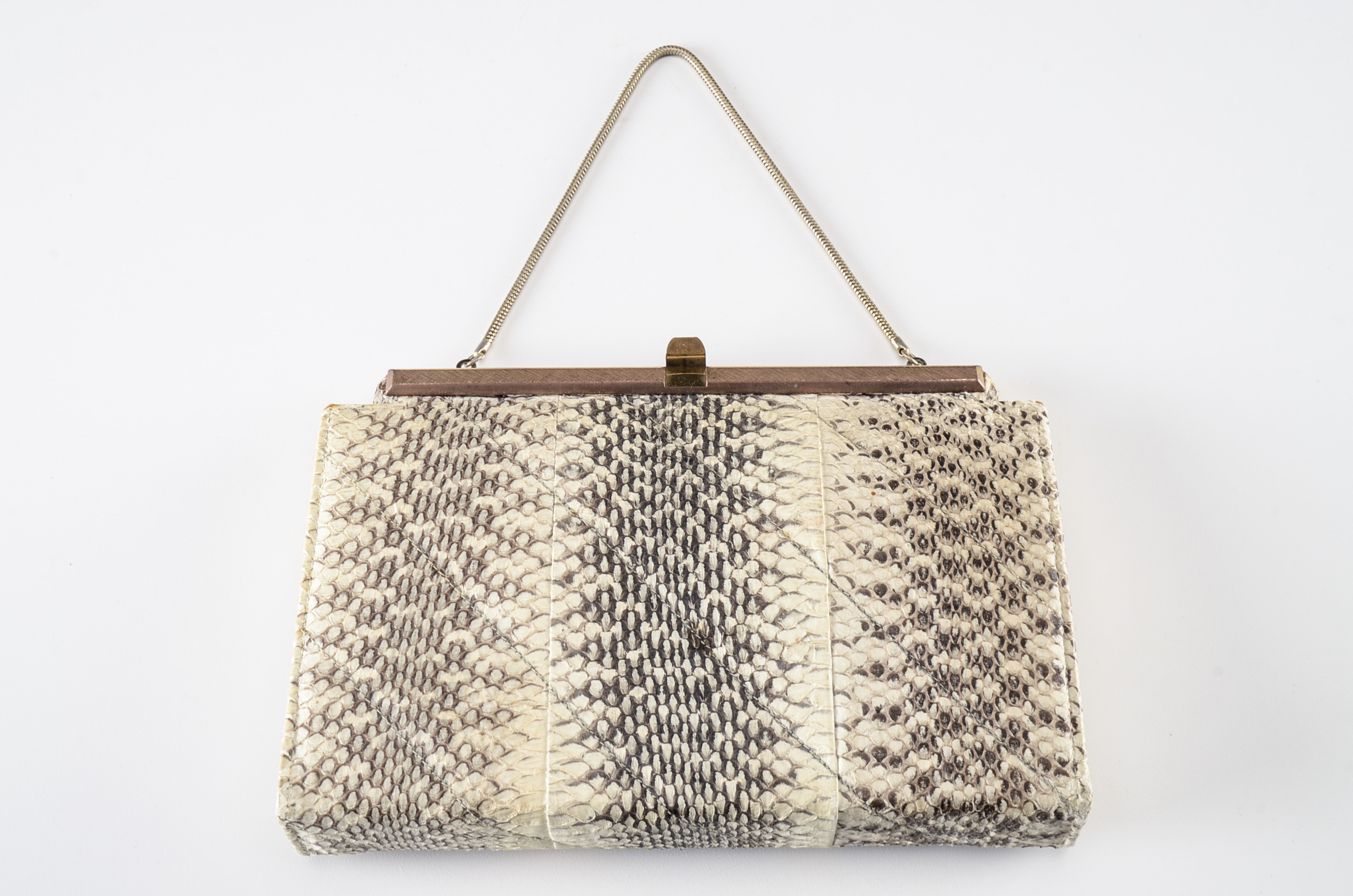 Two Snakeskin Handbags