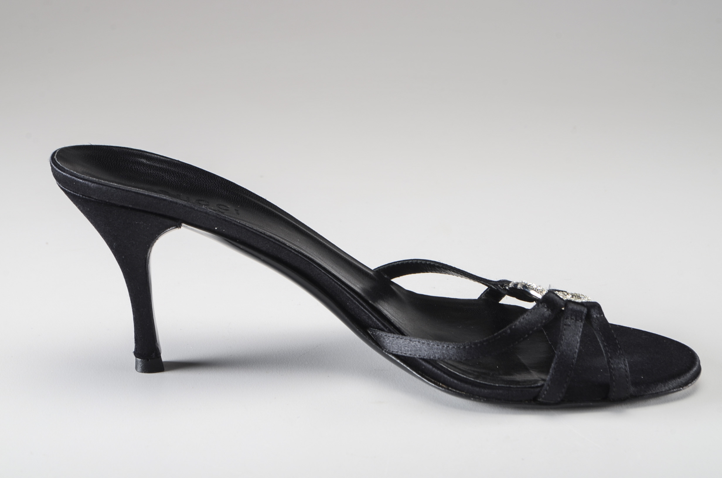 Gucci Strappy Satin High Heeled Sandals