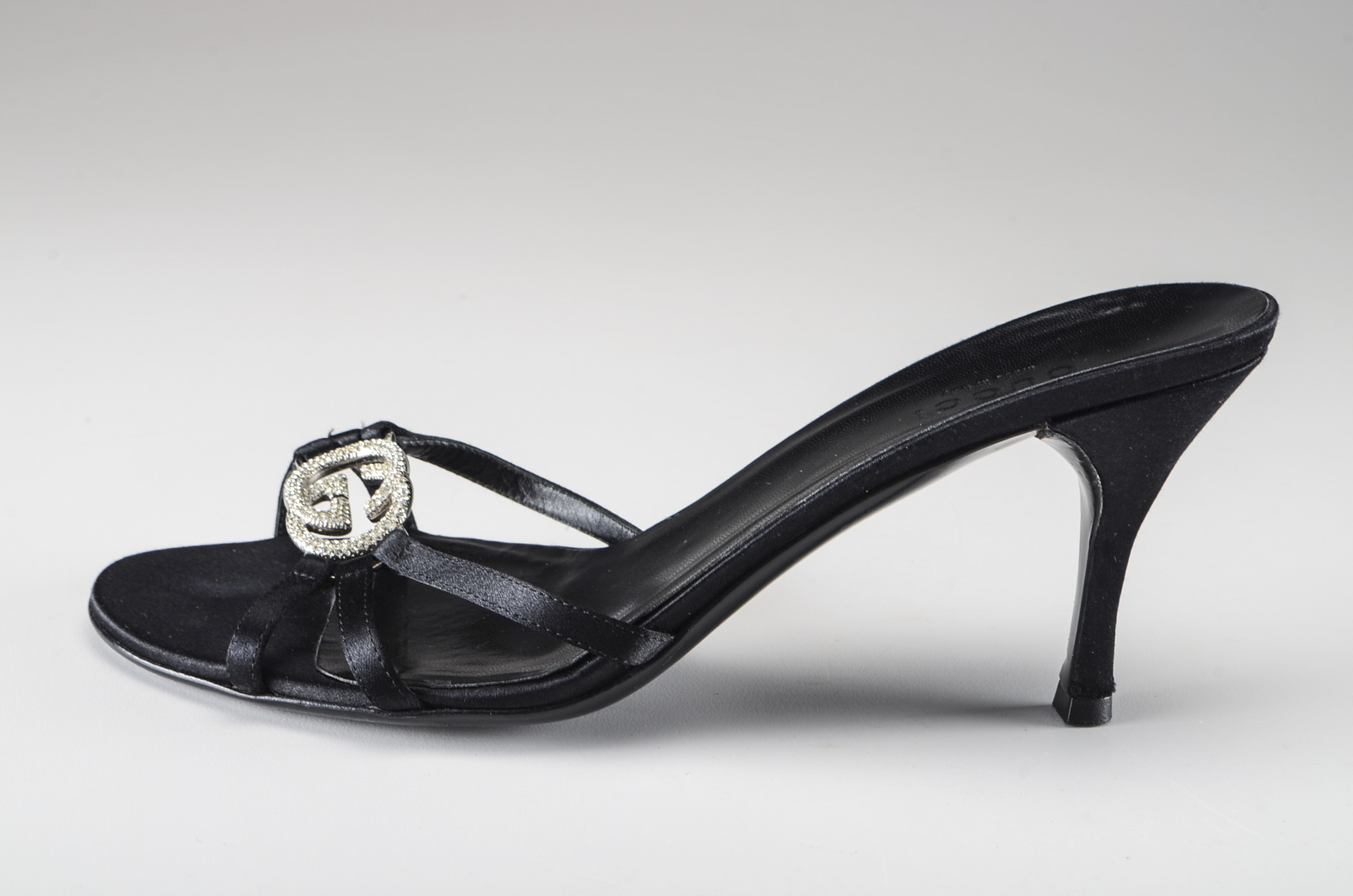 Gucci Strappy Satin High Heeled Sandals