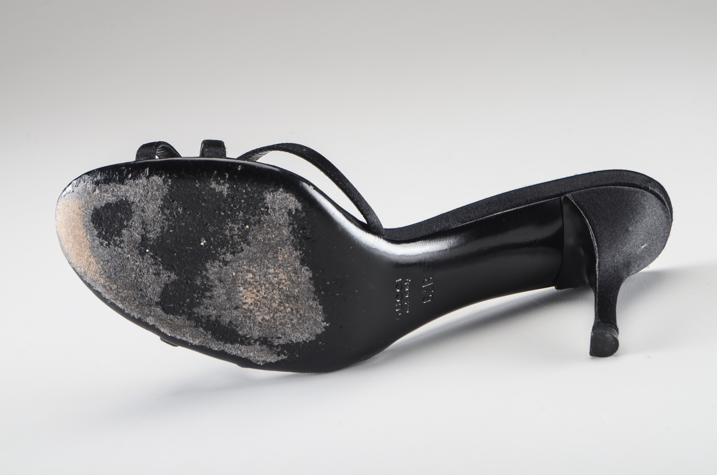 Gucci Strappy Satin High Heeled Sandals