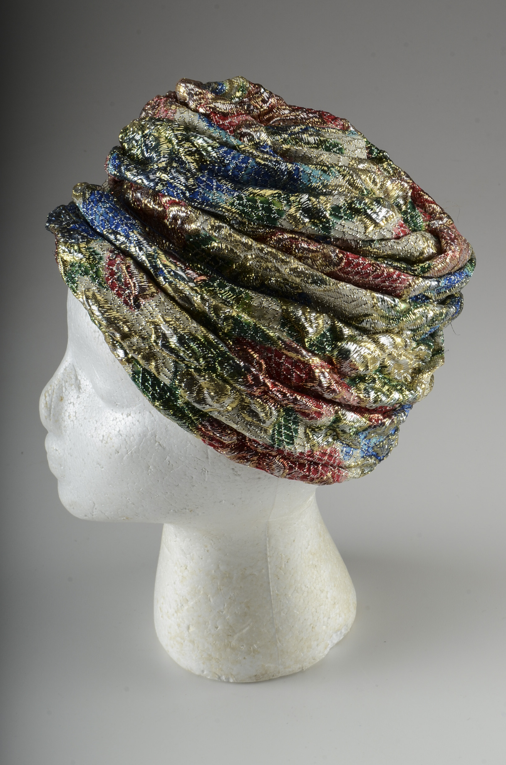 Four Vintage Turban Style Hats in Hat Boxes