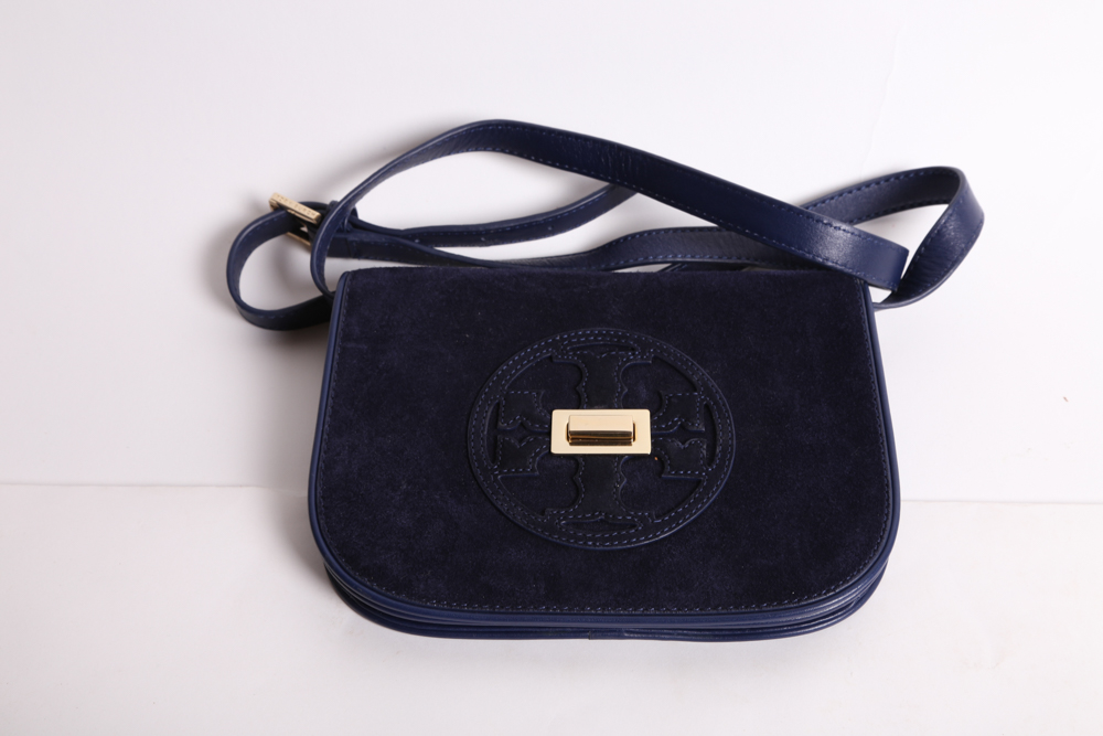 Collection of Designer Handbags Including Tory Burch