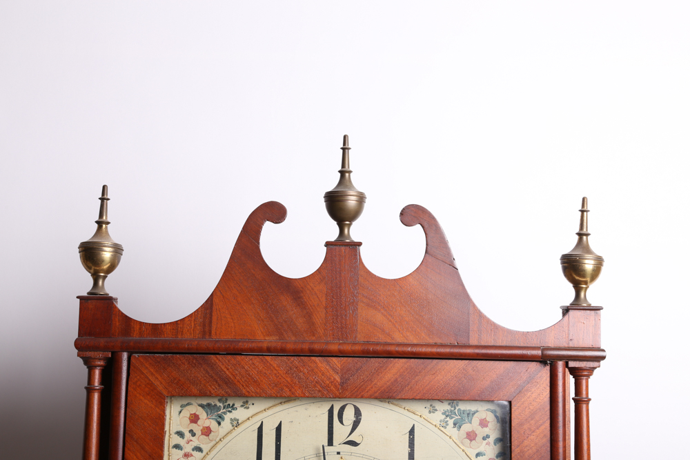 Antique Eli Terry Pillar and Scroll Mantel Clock