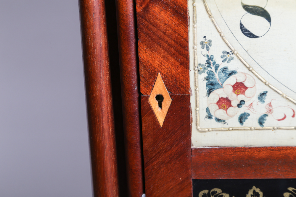 Antique Eli Terry Pillar and Scroll Mantel Clock