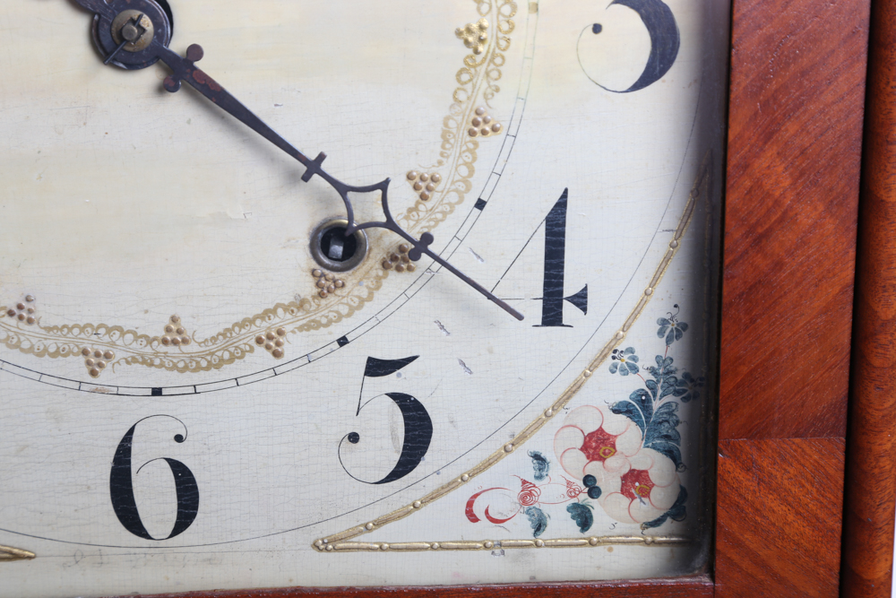 Antique Eli Terry Pillar and Scroll Mantel Clock