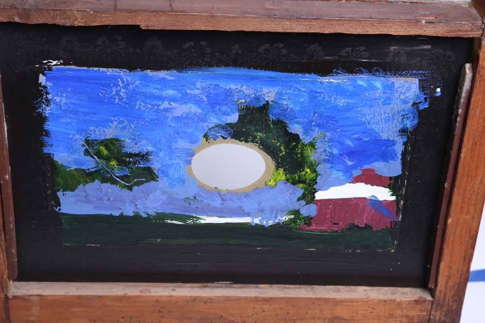 Antique Eli Terry Pillar and Scroll Mantel Clock