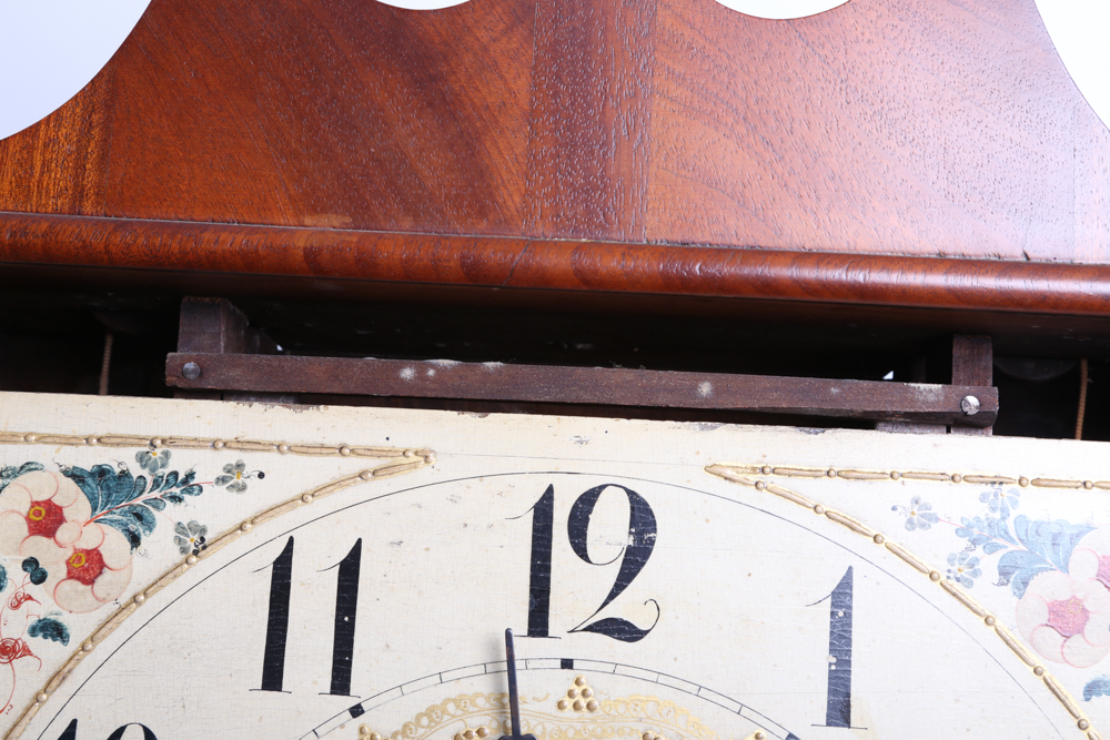 Antique Eli Terry Pillar and Scroll Mantel Clock