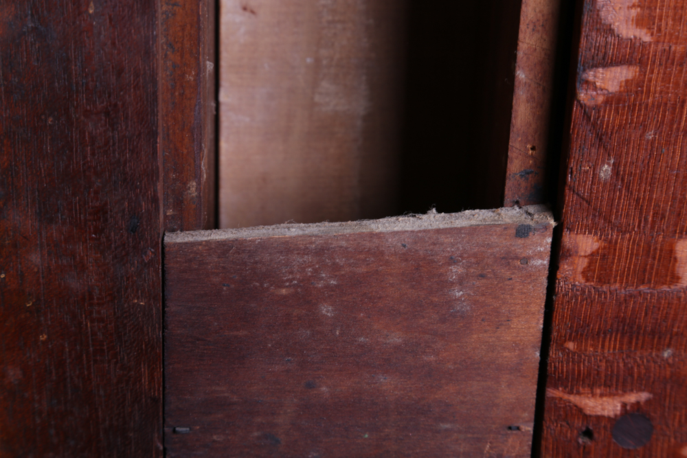 Antique Eli Terry Pillar and Scroll Mantel Clock