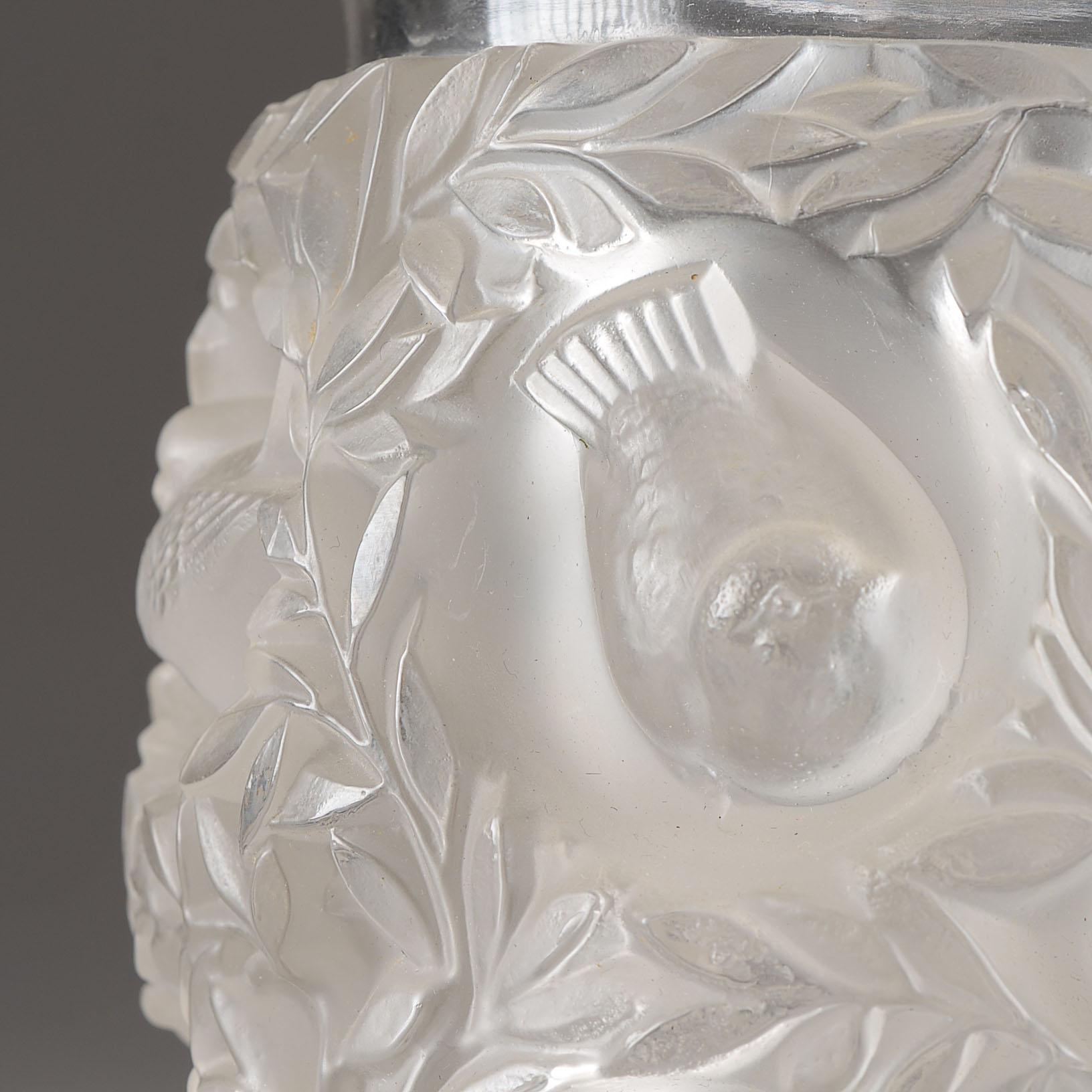 Lalique Crystal "Love Birds" Vase
