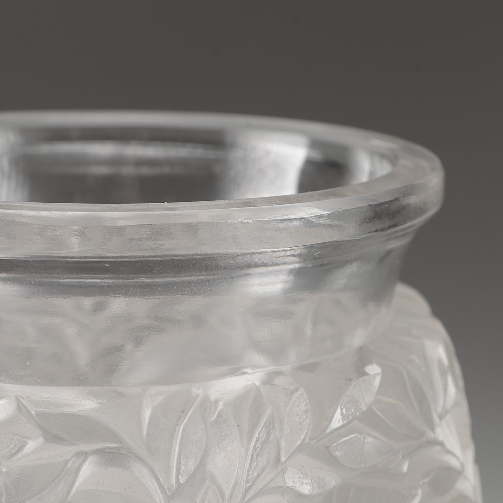 Lalique Crystal "Love Birds" Vase