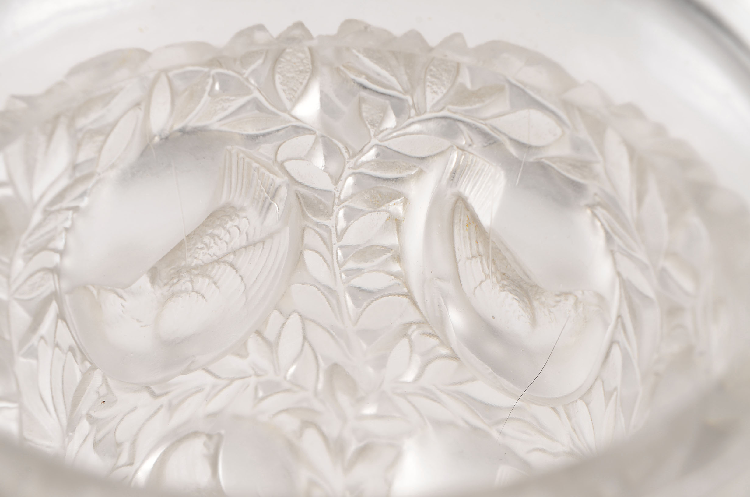 Lalique Crystal "Love Birds" Vase