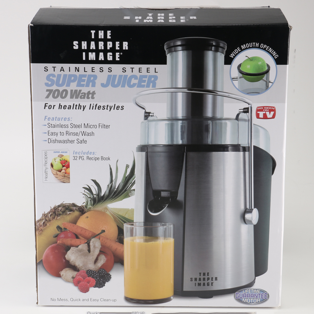 Sharper Image 700 Watt Stainless Steel Super Juicer