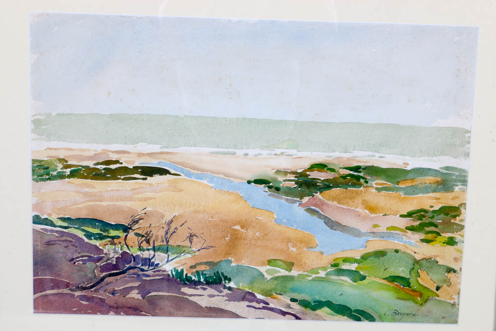 Louis Bruyere Watercolor Landscape