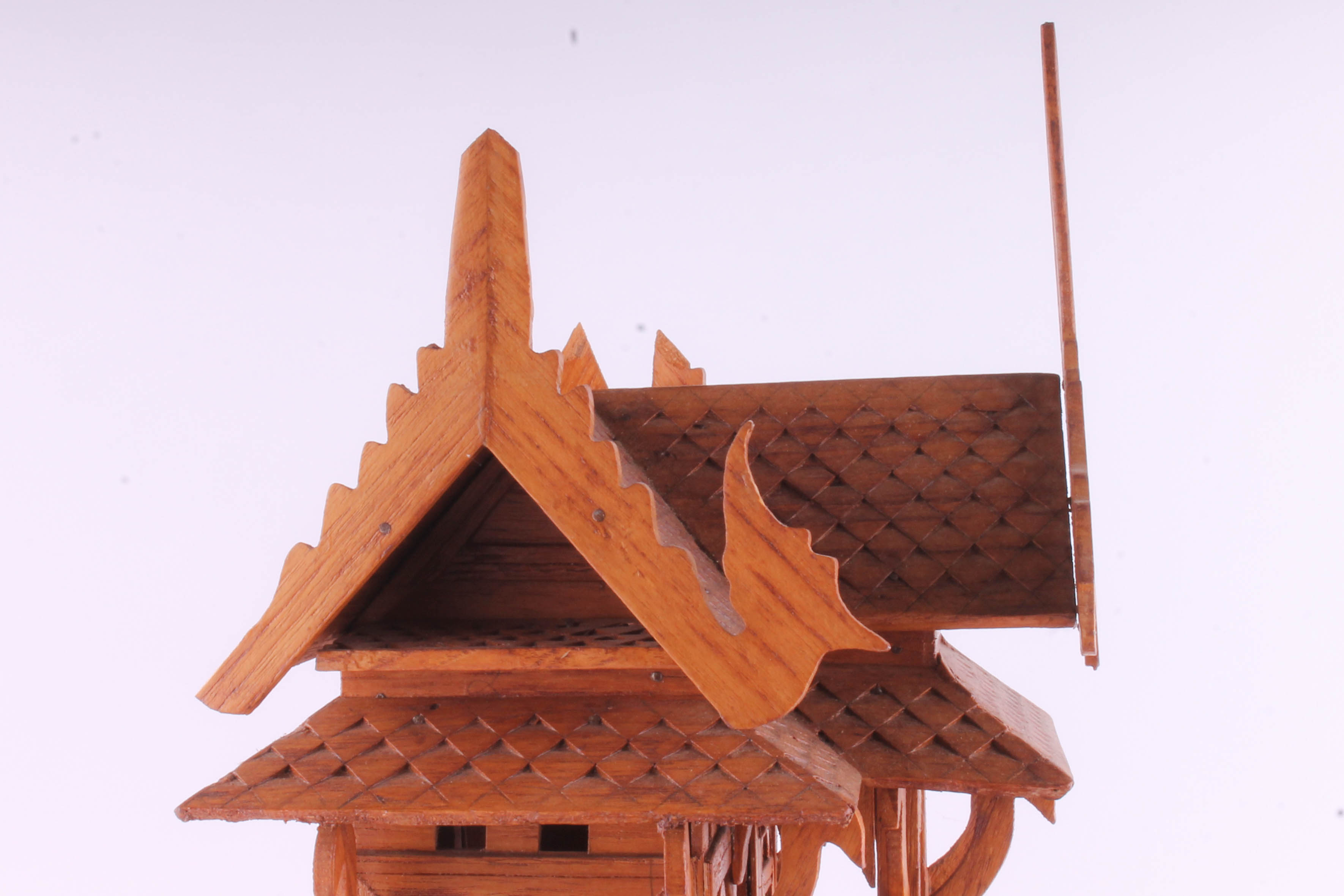 Thai Wooden Decorative House Model