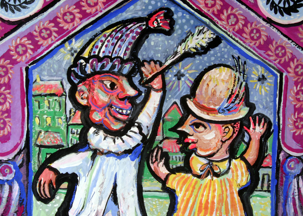 Original Robert Lohman Painting on Paper