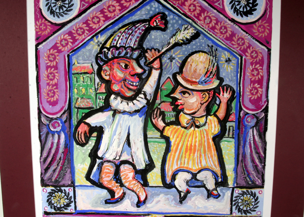 Original Robert Lohman Painting on Paper