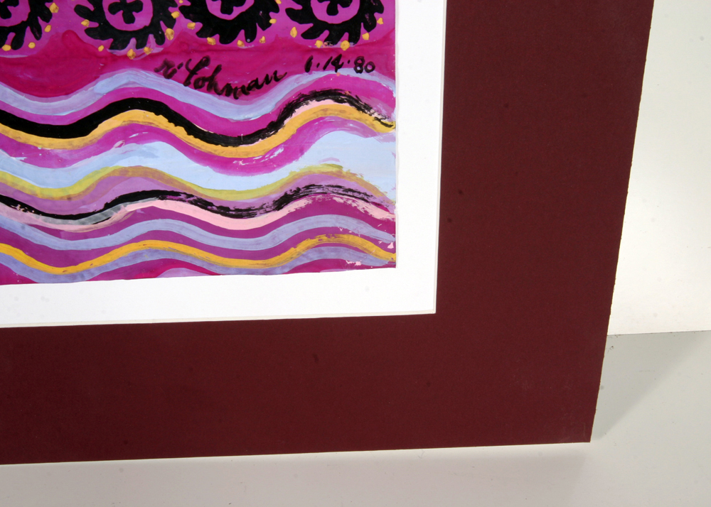 Original Robert Lohman Painting on Paper