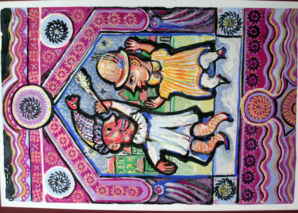 Original Robert Lohman Painting on Paper