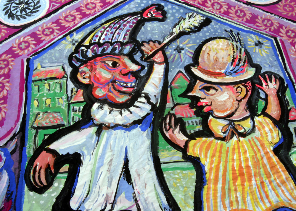 Original Robert Lohman Painting on Paper