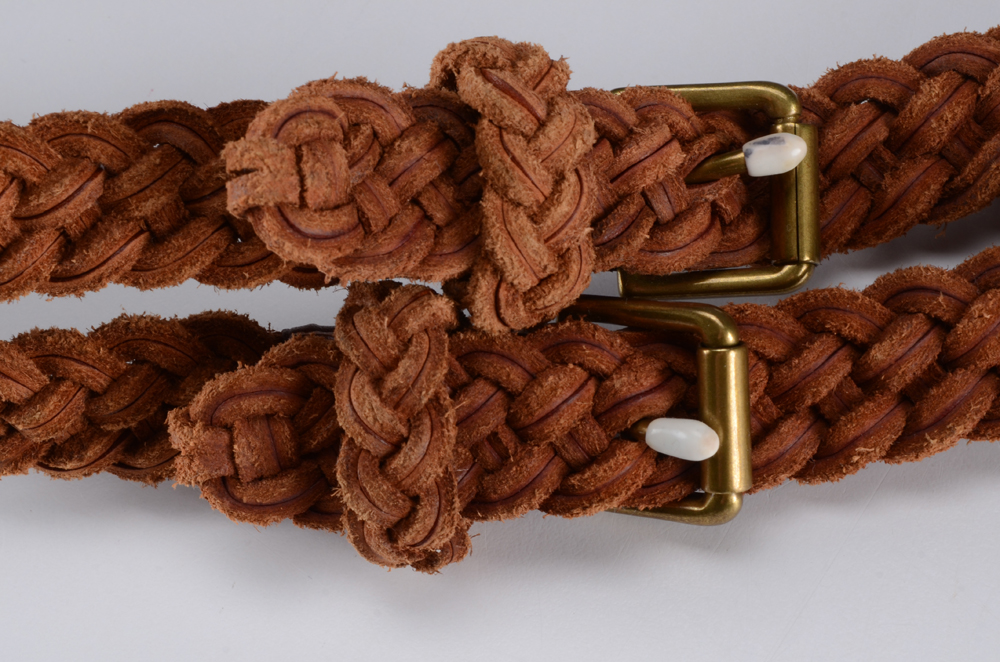 Ralph Lauren Braided Leather Belt