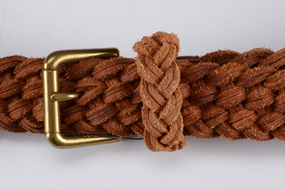 Ralph Lauren Braided Leather Belt