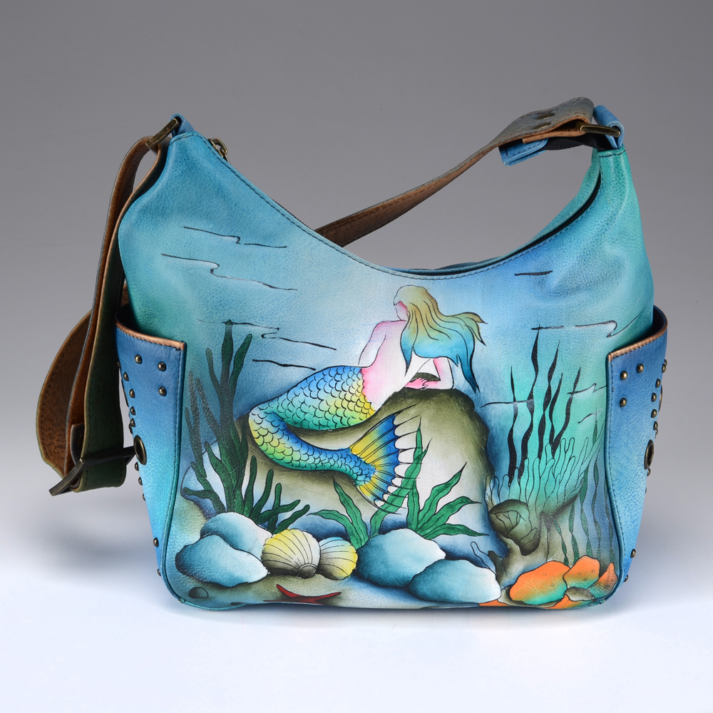 Anuschka Hand-Painted Purse and Wallet