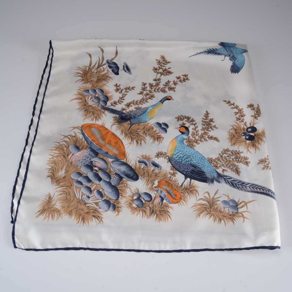 Echo Silk Twill Scarf