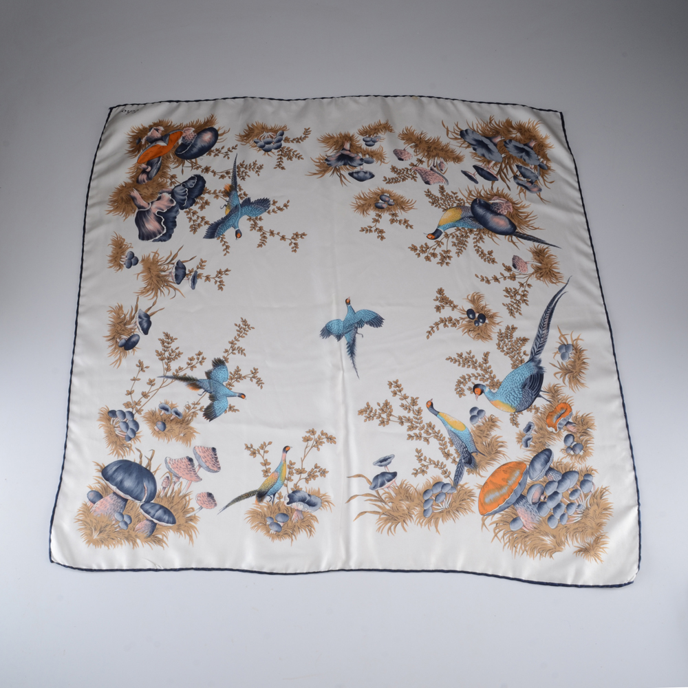 Echo Silk Twill Scarf