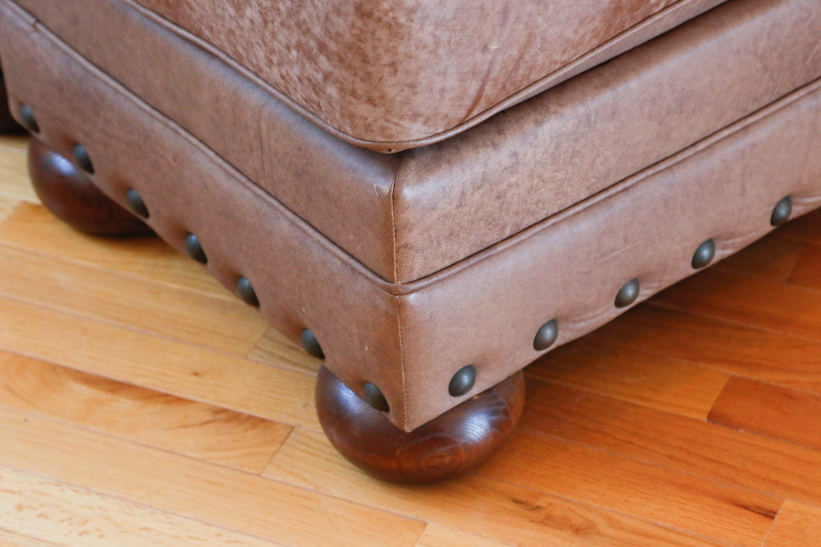 Best Chairs Inc. Tufted Armchair and Ottoman