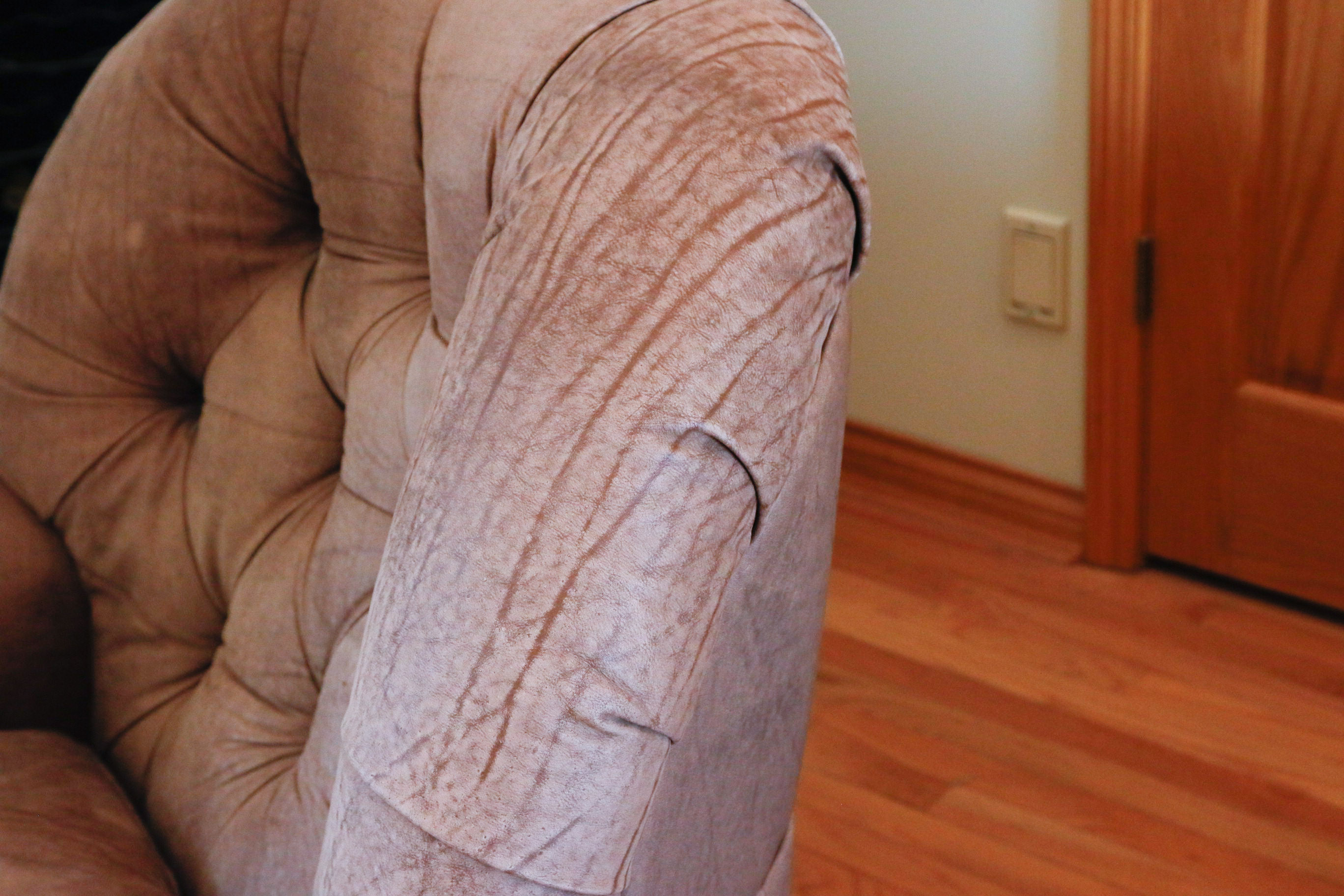 Best Chairs Inc. Tufted Armchair and Ottoman