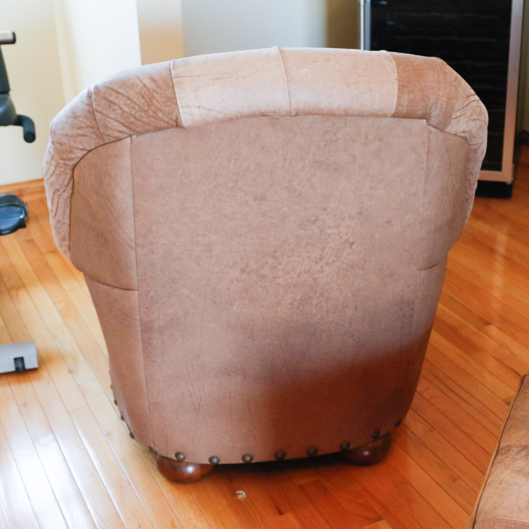 Best Chairs Inc. Tufted Armchair and Ottoman