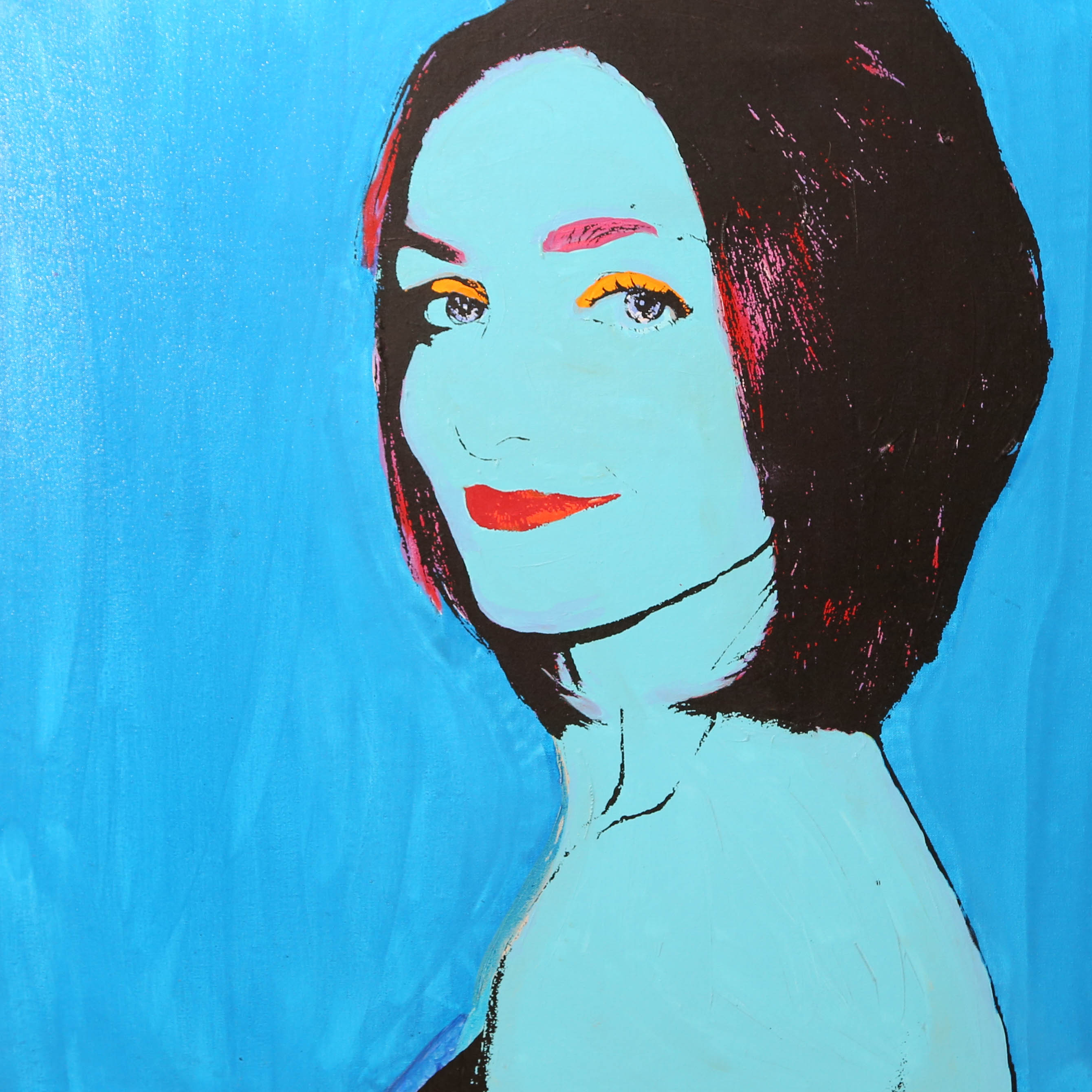 Andrew VanSickle "Avatar Tatiana" Signed Silkscreen on Canvas