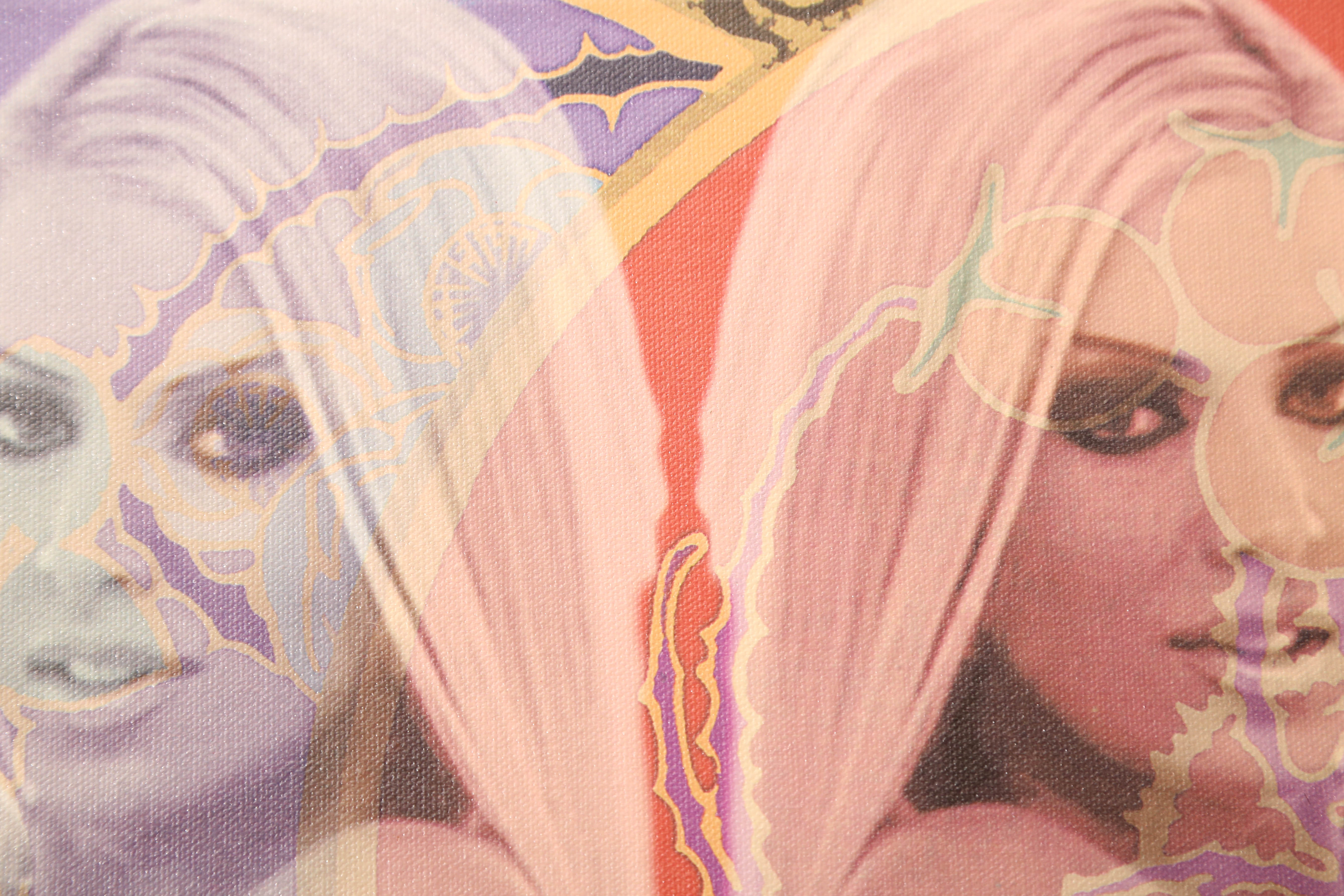 Andrew VanSickle "Translucent Double Jenna Jameson" SIgned Industrial Jet Ink on Canvas