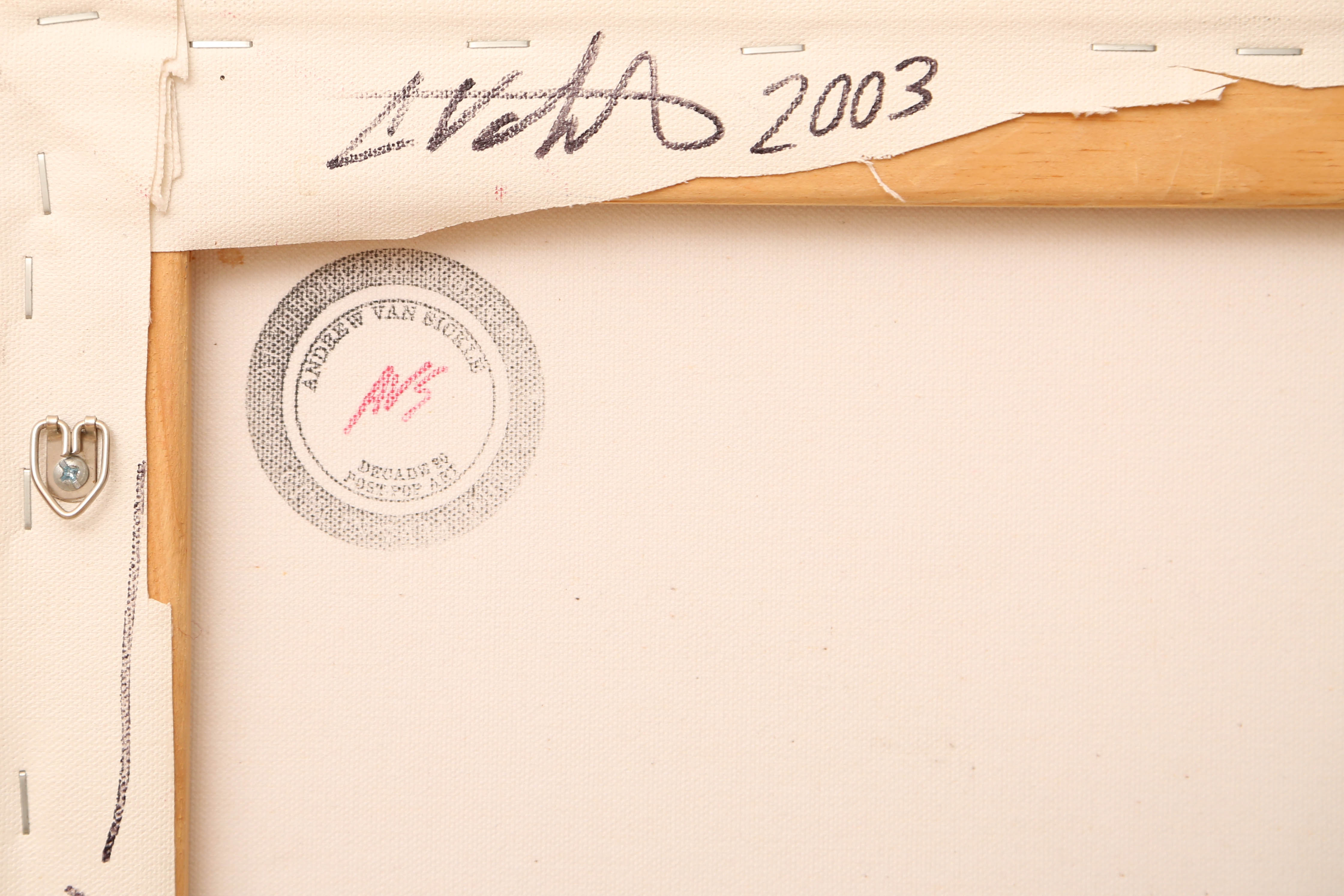 Andrew VanSickle "Translucent Double Jenna Jameson" SIgned Industrial Jet Ink on Canvas