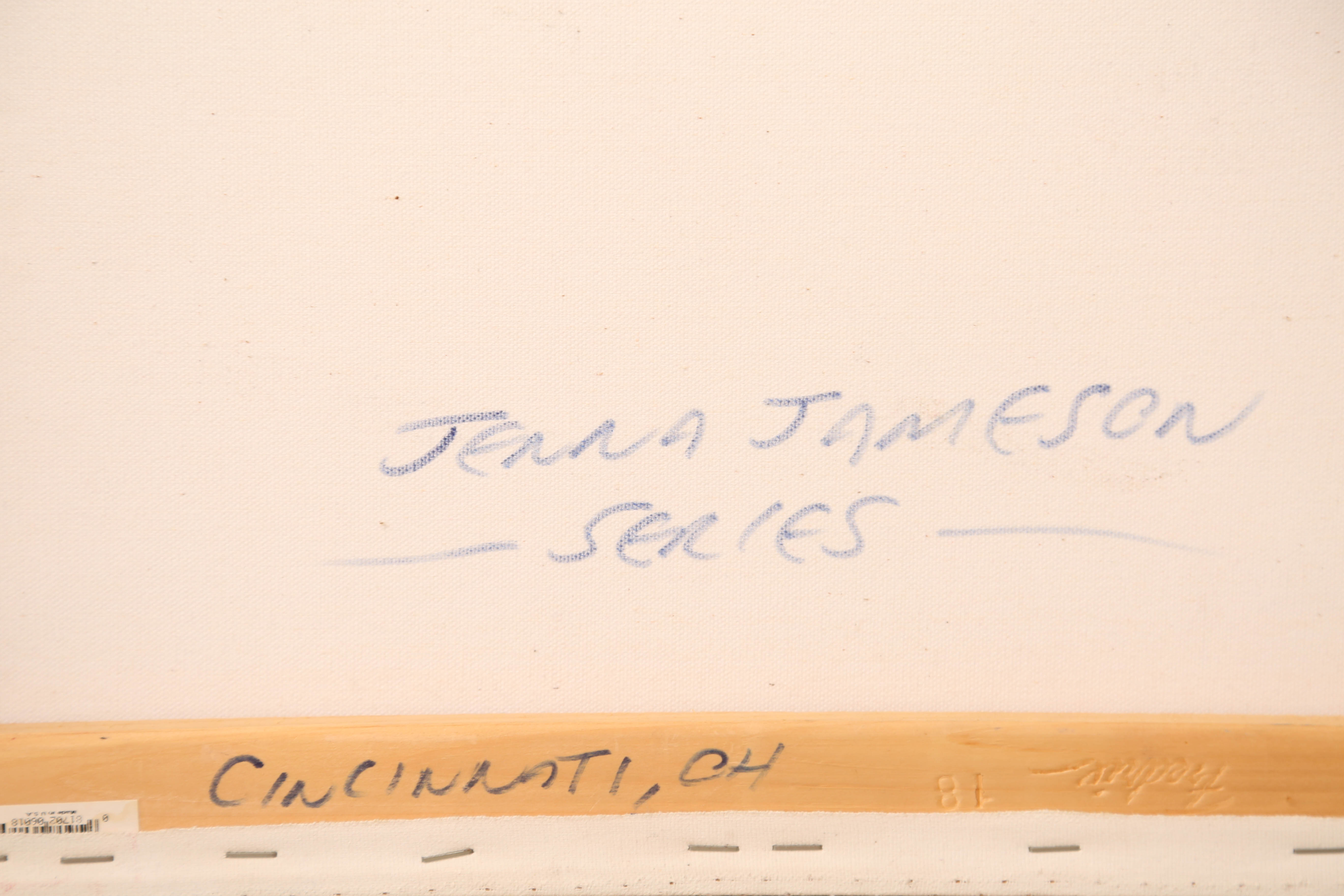 Andrew VanSickle "Translucent Double Jenna Jameson" SIgned Industrial Jet Ink on Canvas