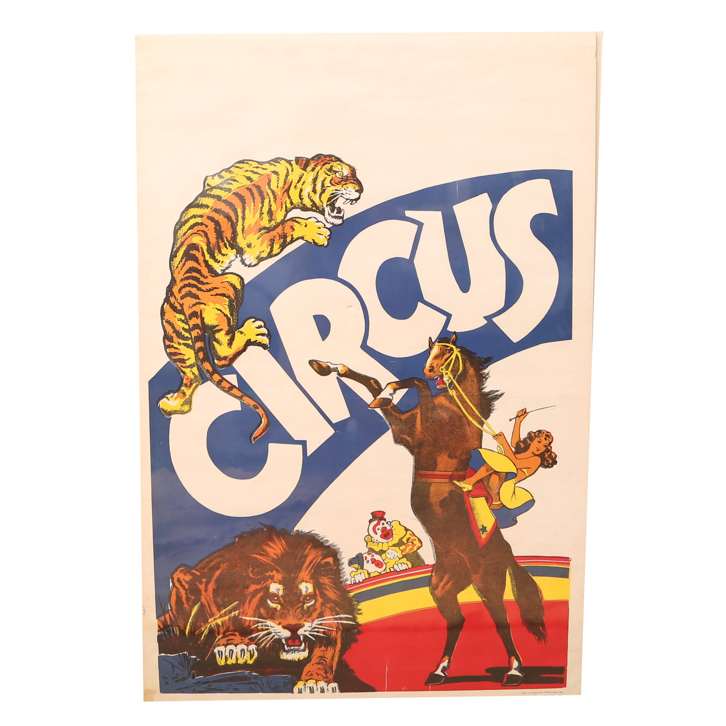 Vintage Pre-Print Circus Poster