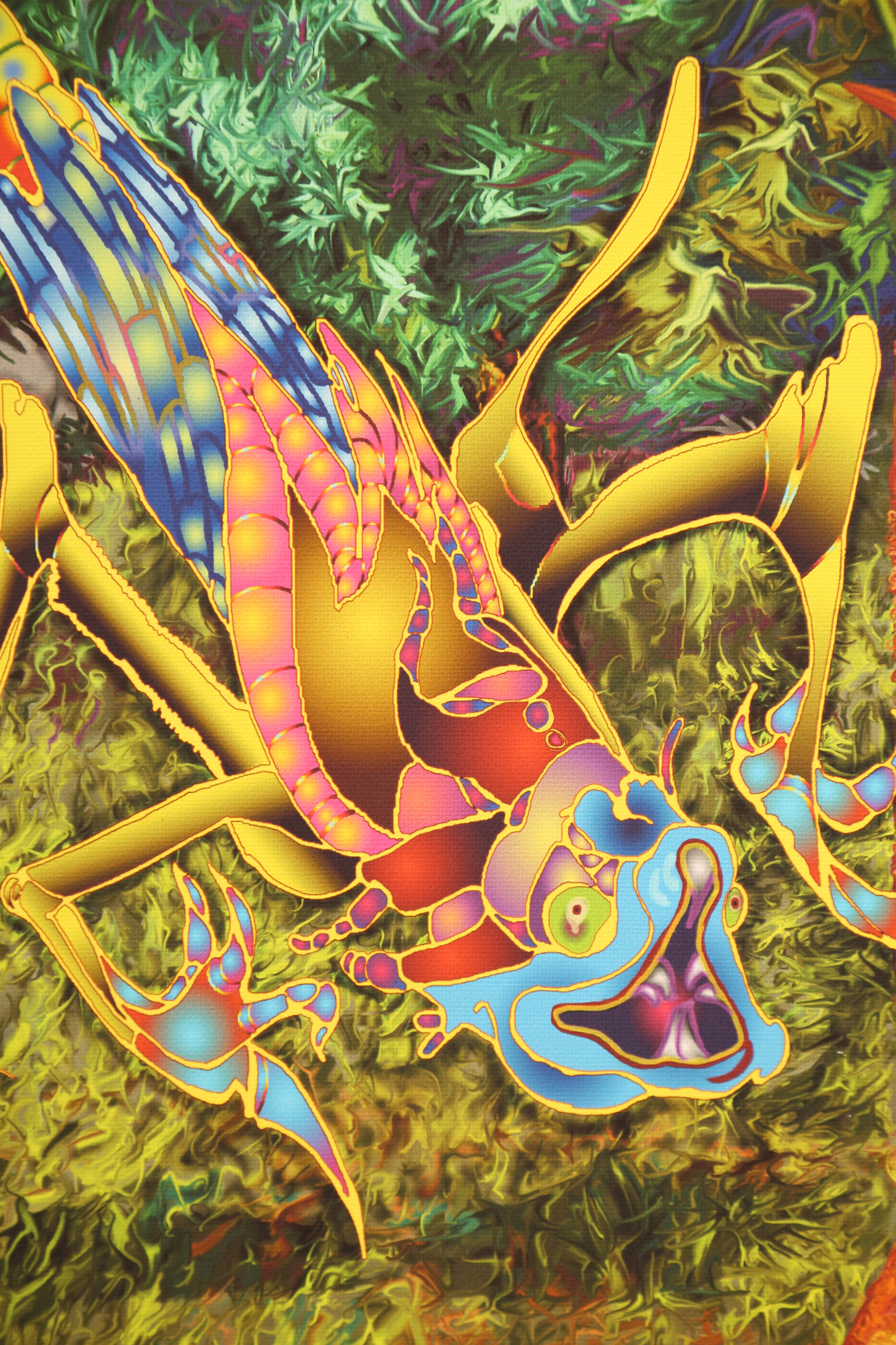 Jose Perez Self Portrait Giclee on Canvas