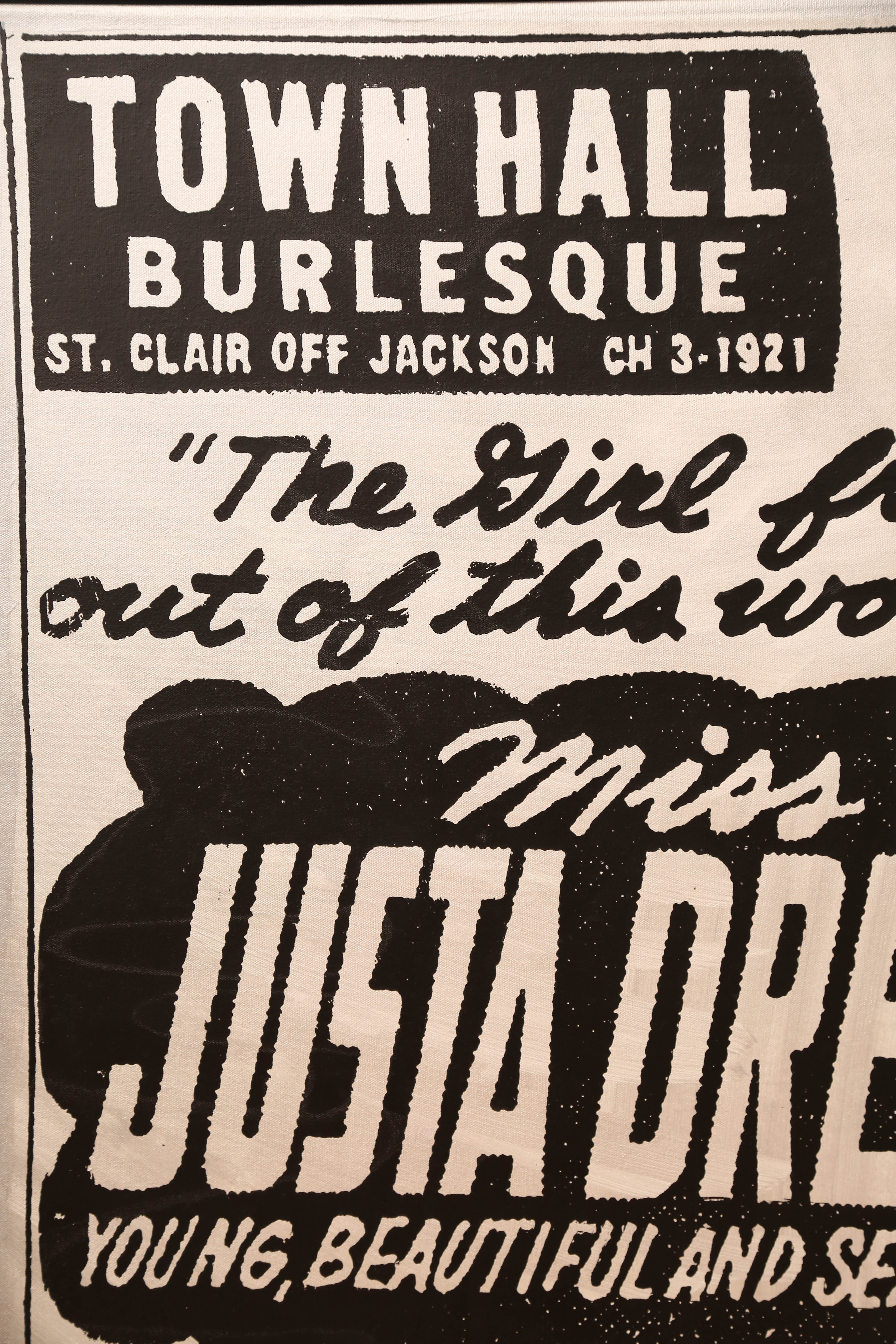 Andrew VanSickle "Miss Justa Dream Burlesque Silver Factory Version" on Silkscreen