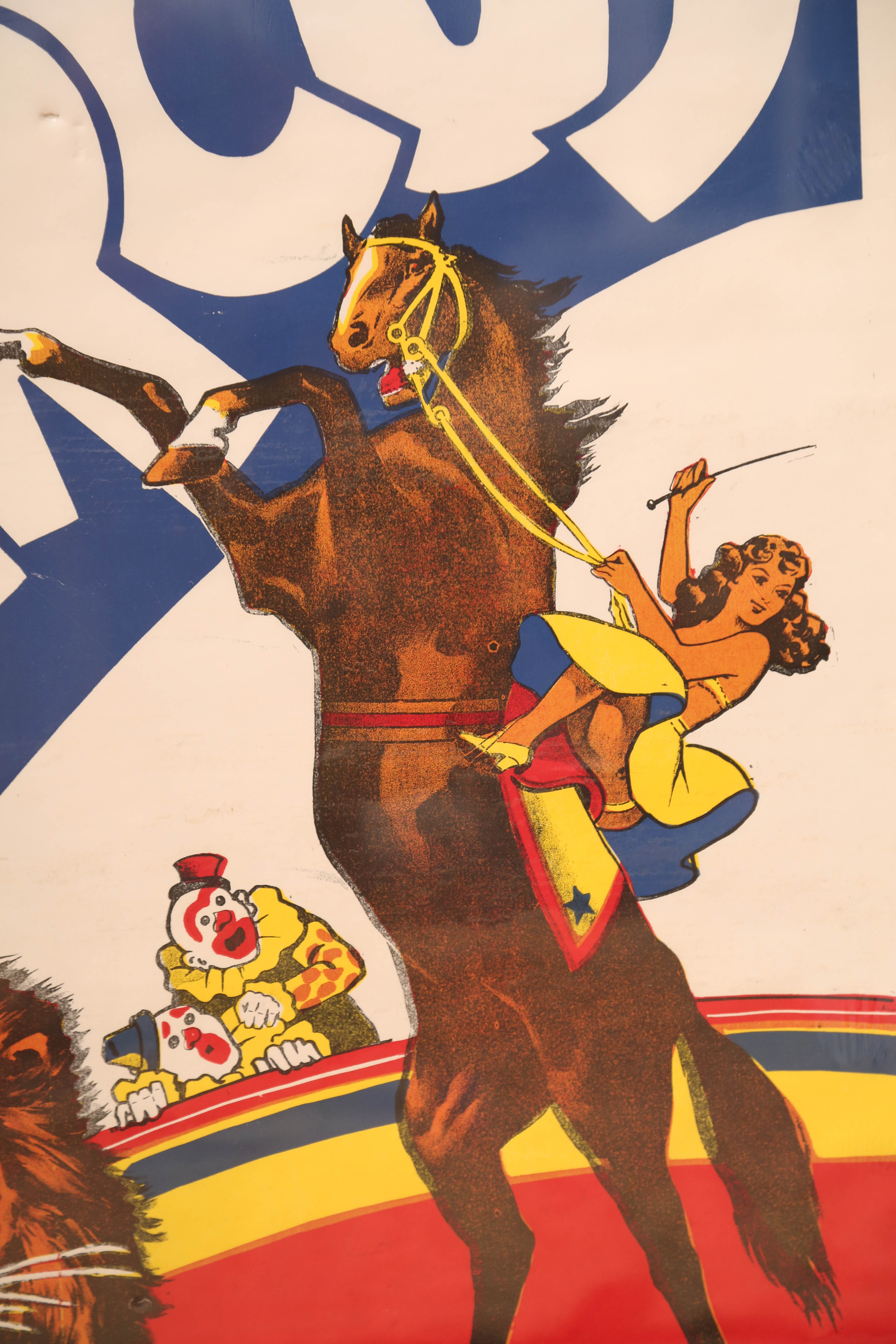 Vintage Pre-Print Circus Poster