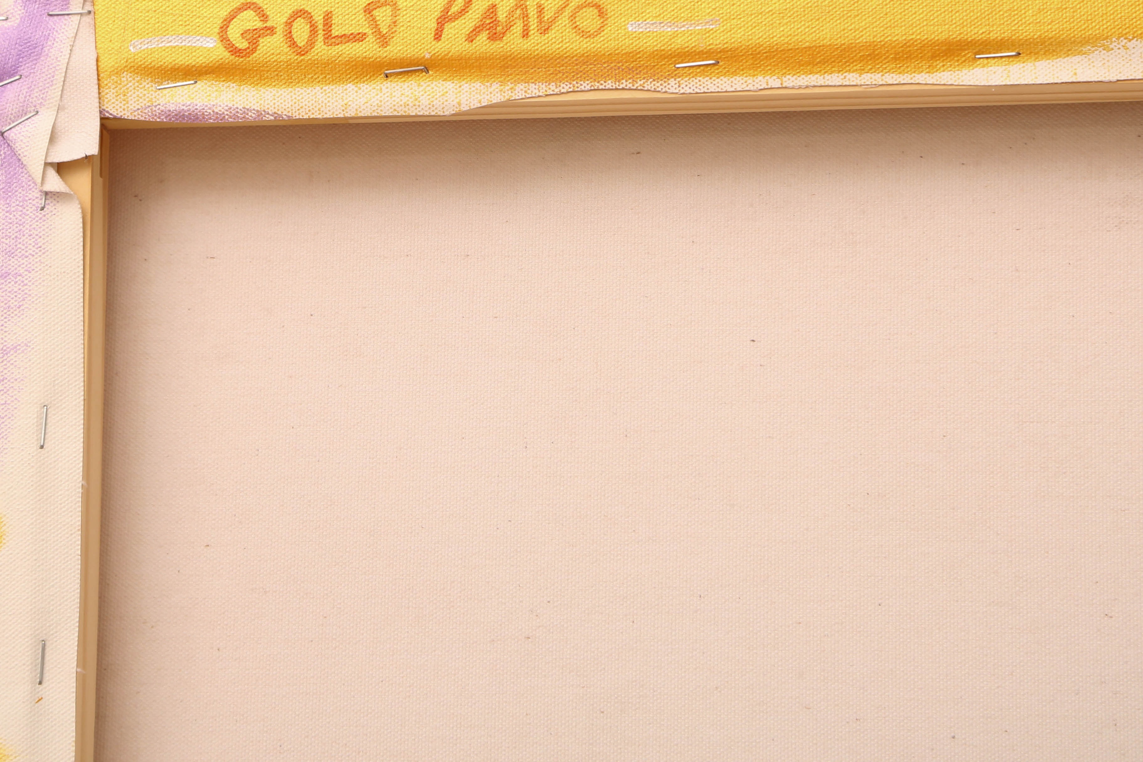 Andrew VanSickle "Gold Paavo Jarvi" Signed Silkscreen on Canvas