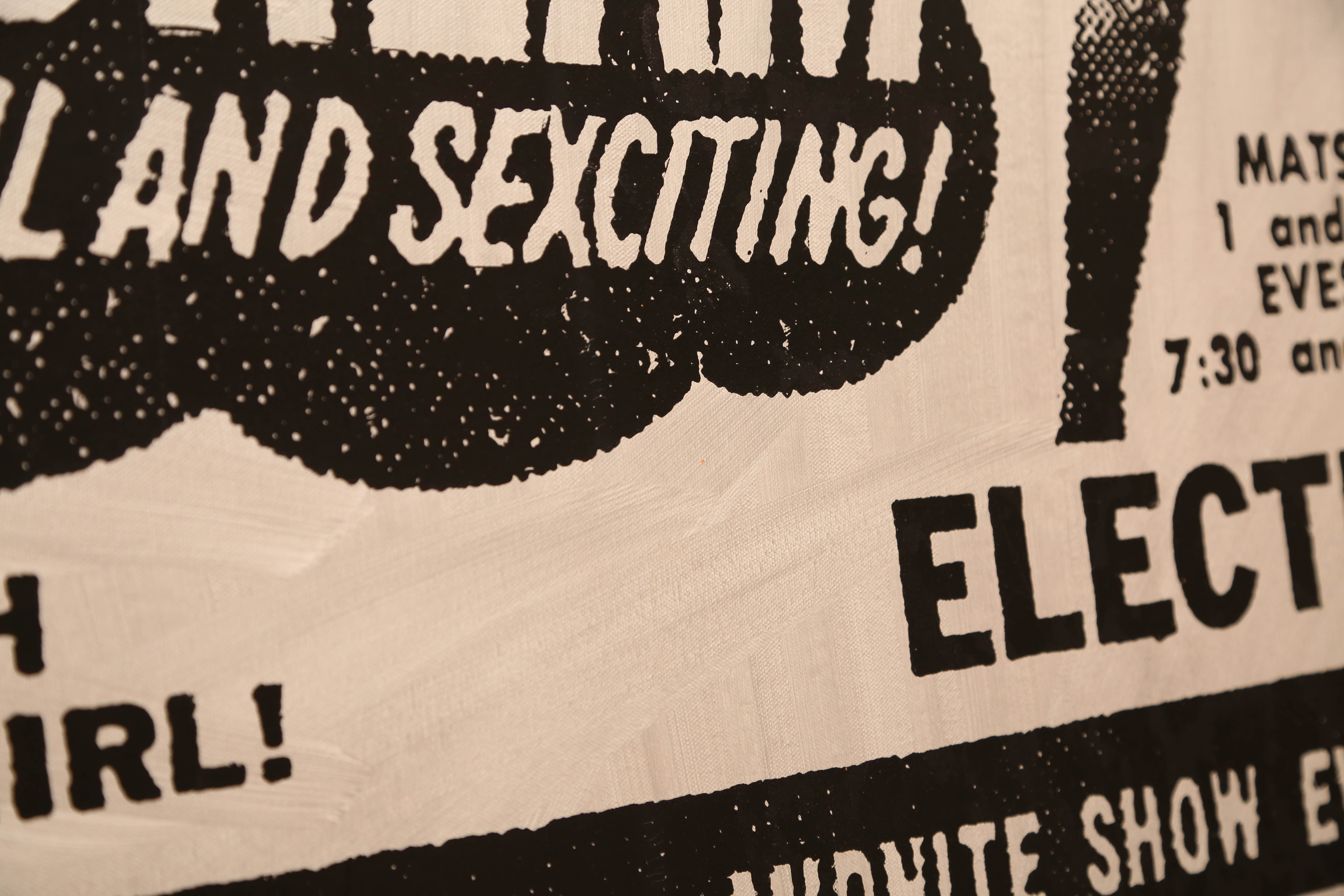 Andrew VanSickle "Miss Justa Dream Burlesque Silver Factory Version" on Silkscreen