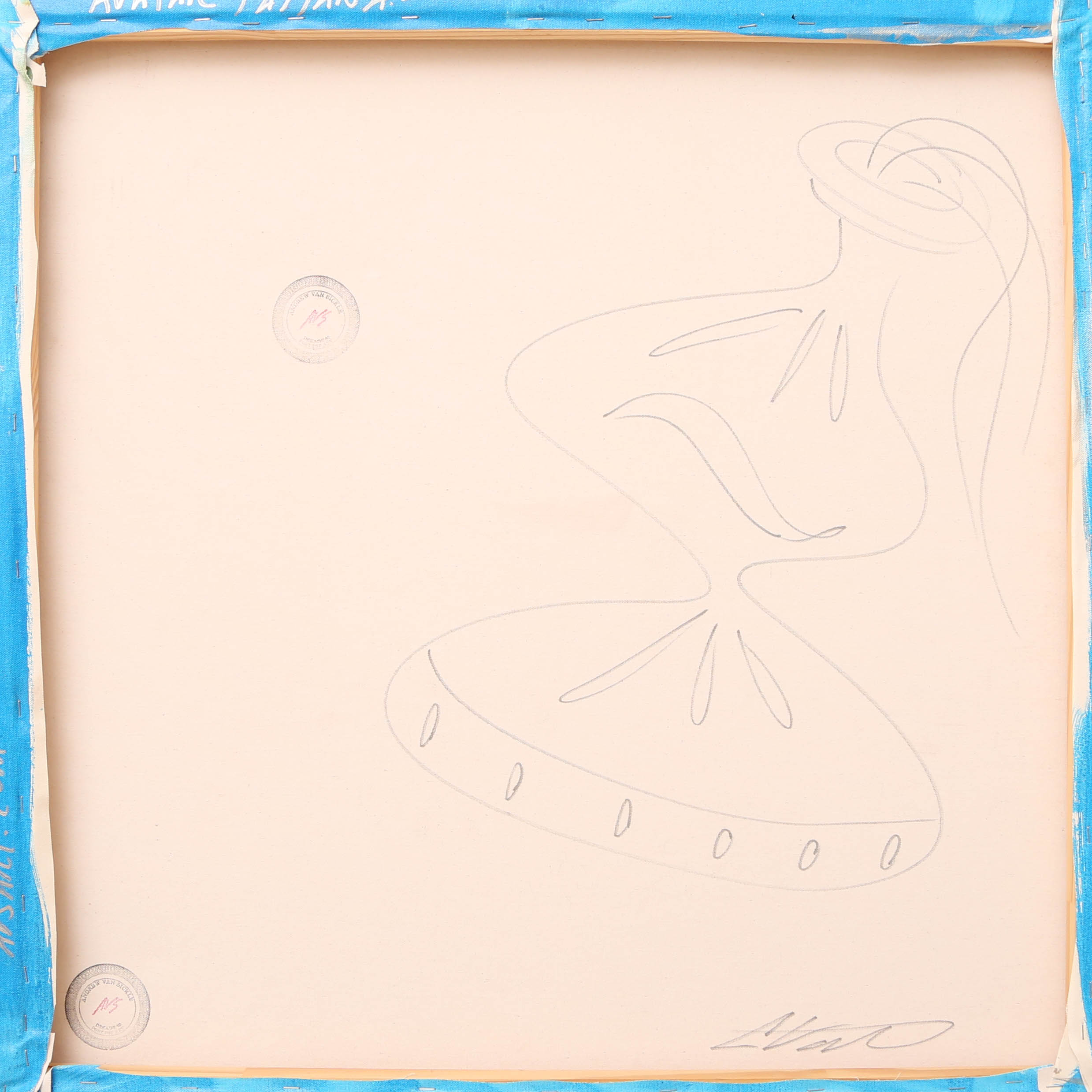 Andrew VanSickle "Avatar Tatiana" Signed Silkscreen on Canvas