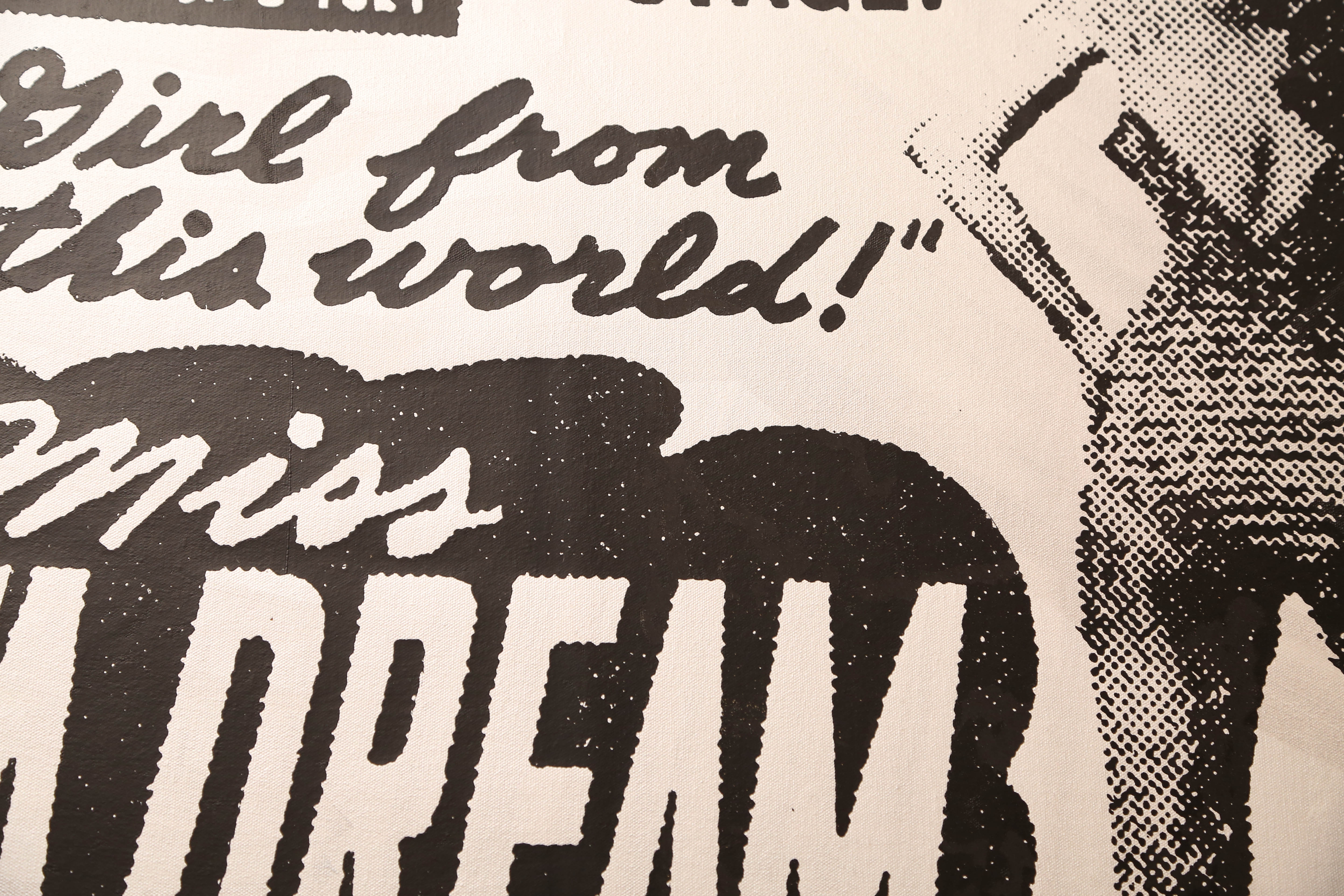 Andrew VanSickle "Miss Justa Dream Burlesque Silver Factory Version" on Silkscreen