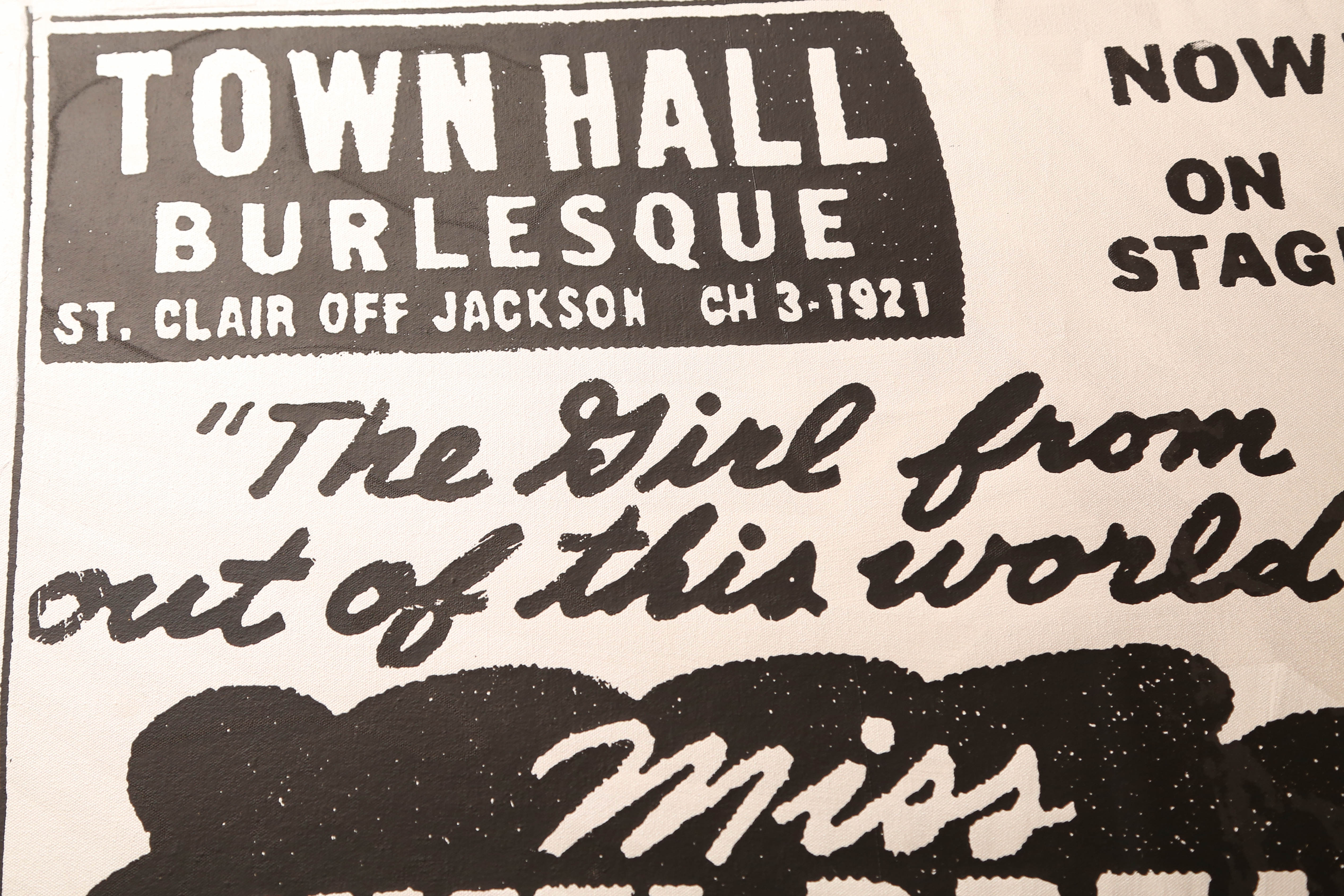 Andrew VanSickle "Miss Justa Dream Burlesque Silver Factory Version" on Silkscreen