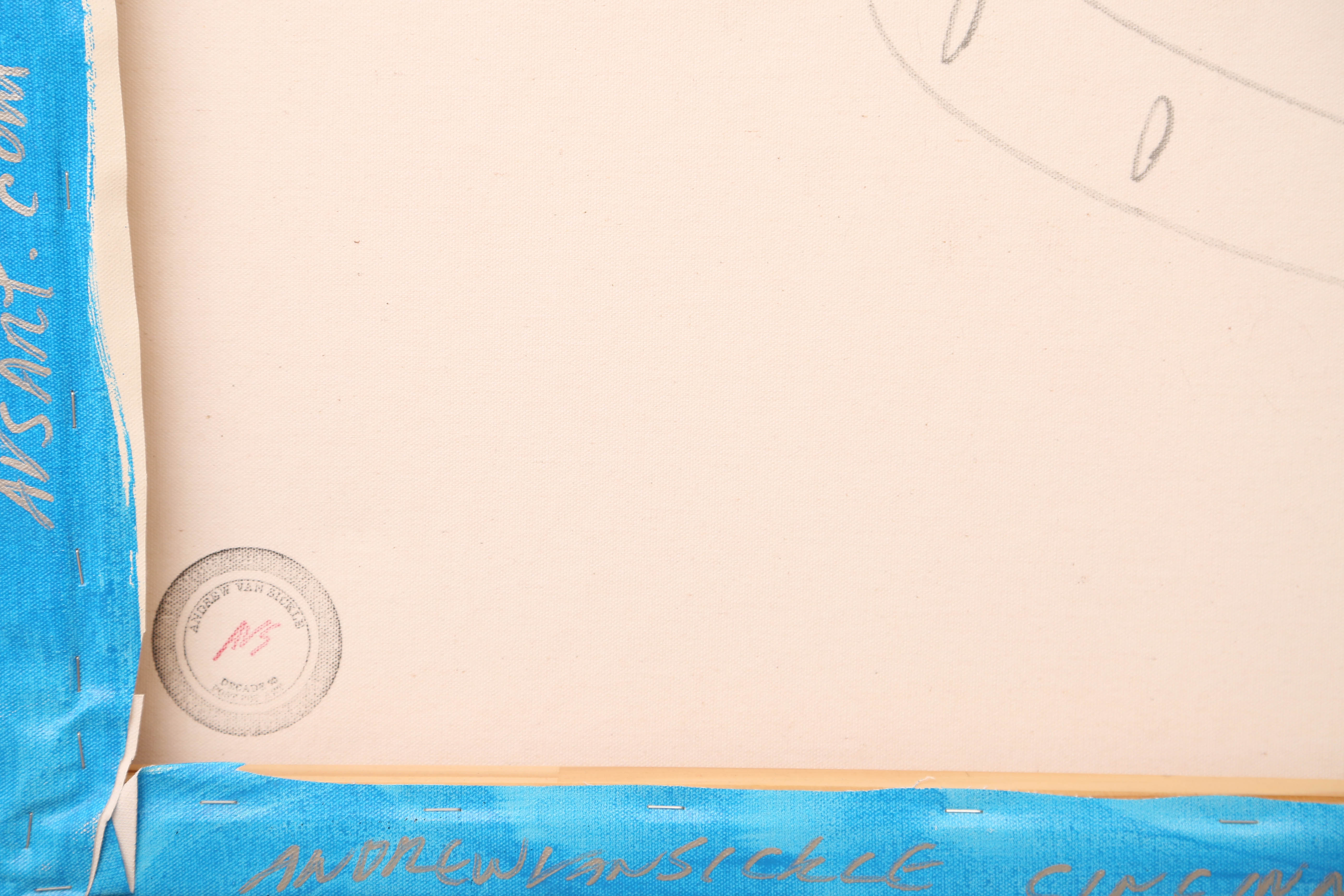 Andrew VanSickle "Avatar Tatiana" Signed Silkscreen on Canvas