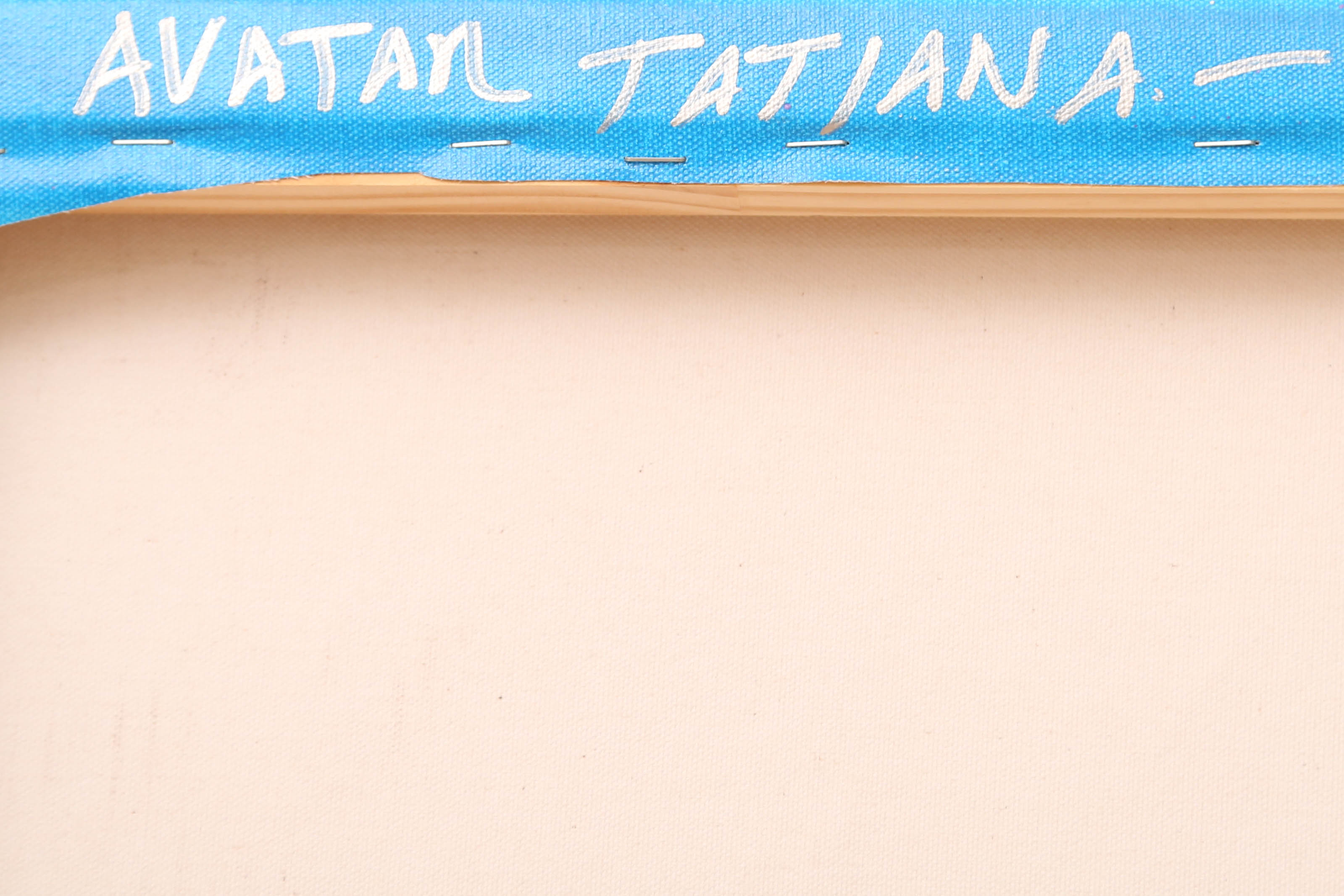 Andrew VanSickle "Avatar Tatiana" Signed Silkscreen on Canvas