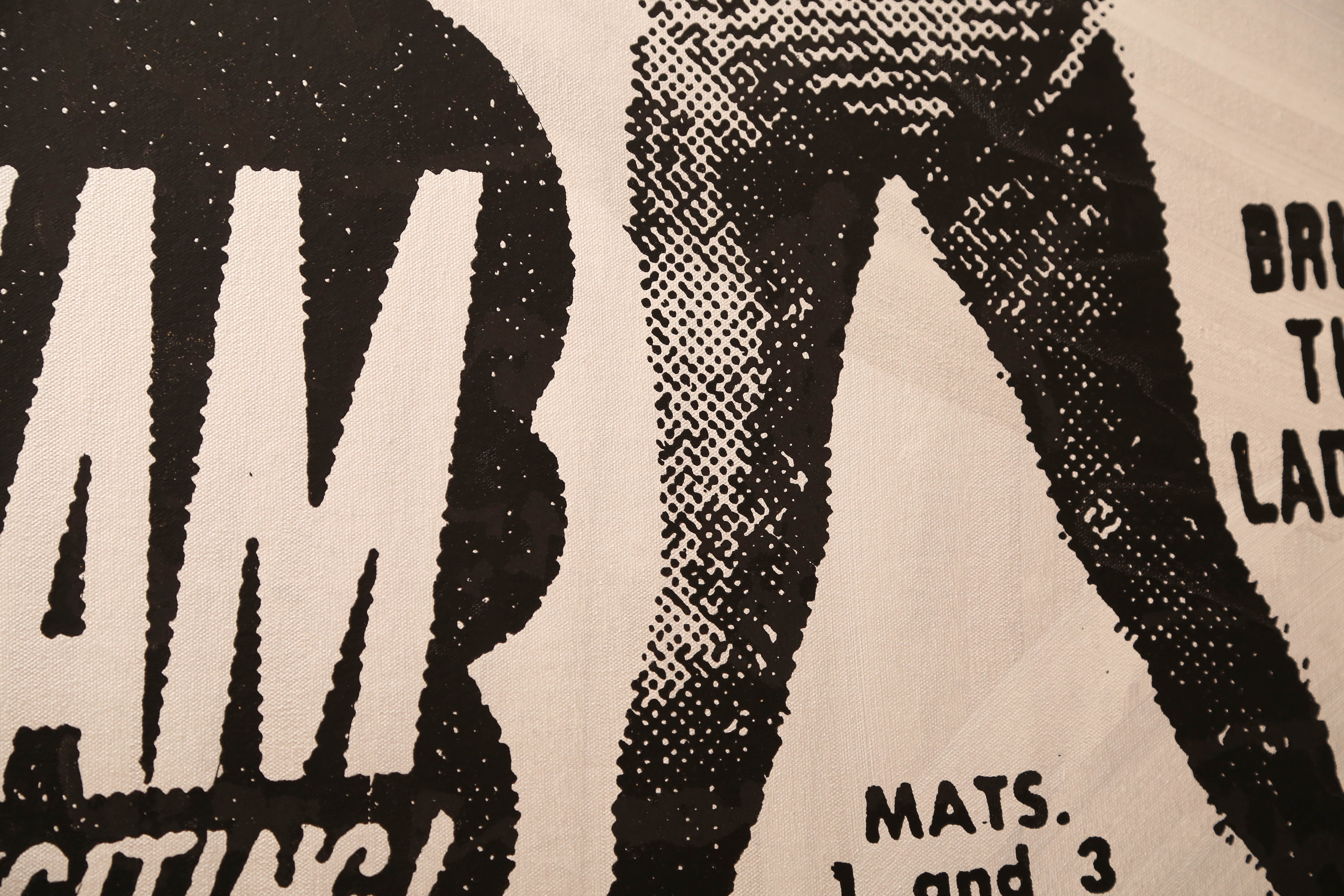 Andrew VanSickle "Miss Justa Dream Burlesque Silver Factory Version" on Silkscreen