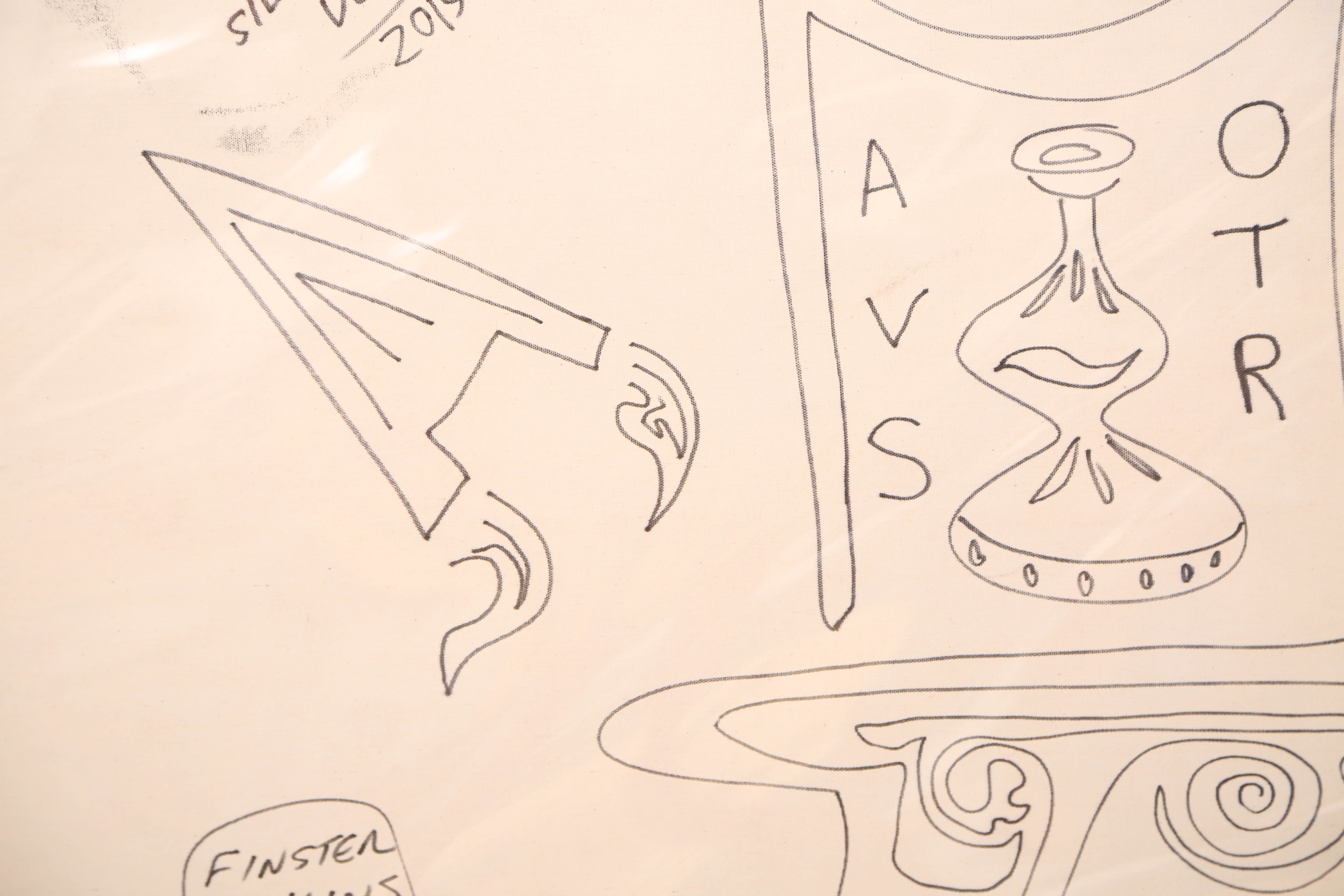 Andrew VanSickle "Miss Justa Dream Burlesque Silver Factory Version" on Silkscreen